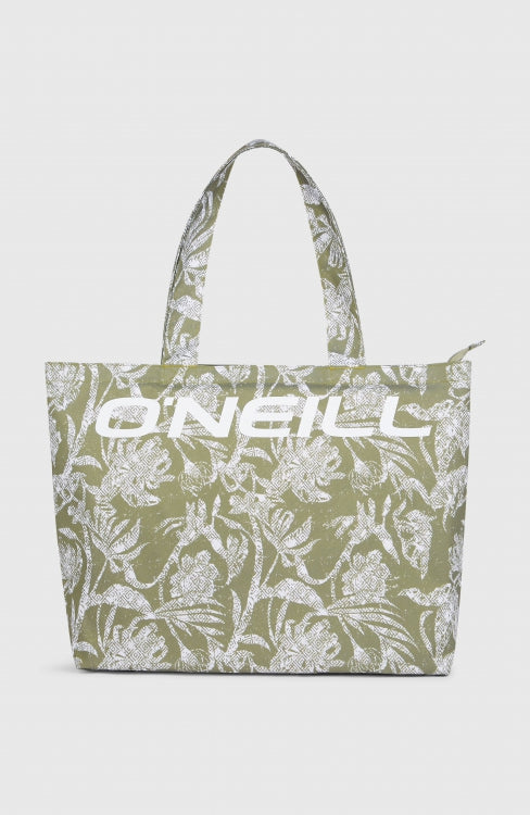 O'Neill Coastal Print Tote - Green Textured Jungle