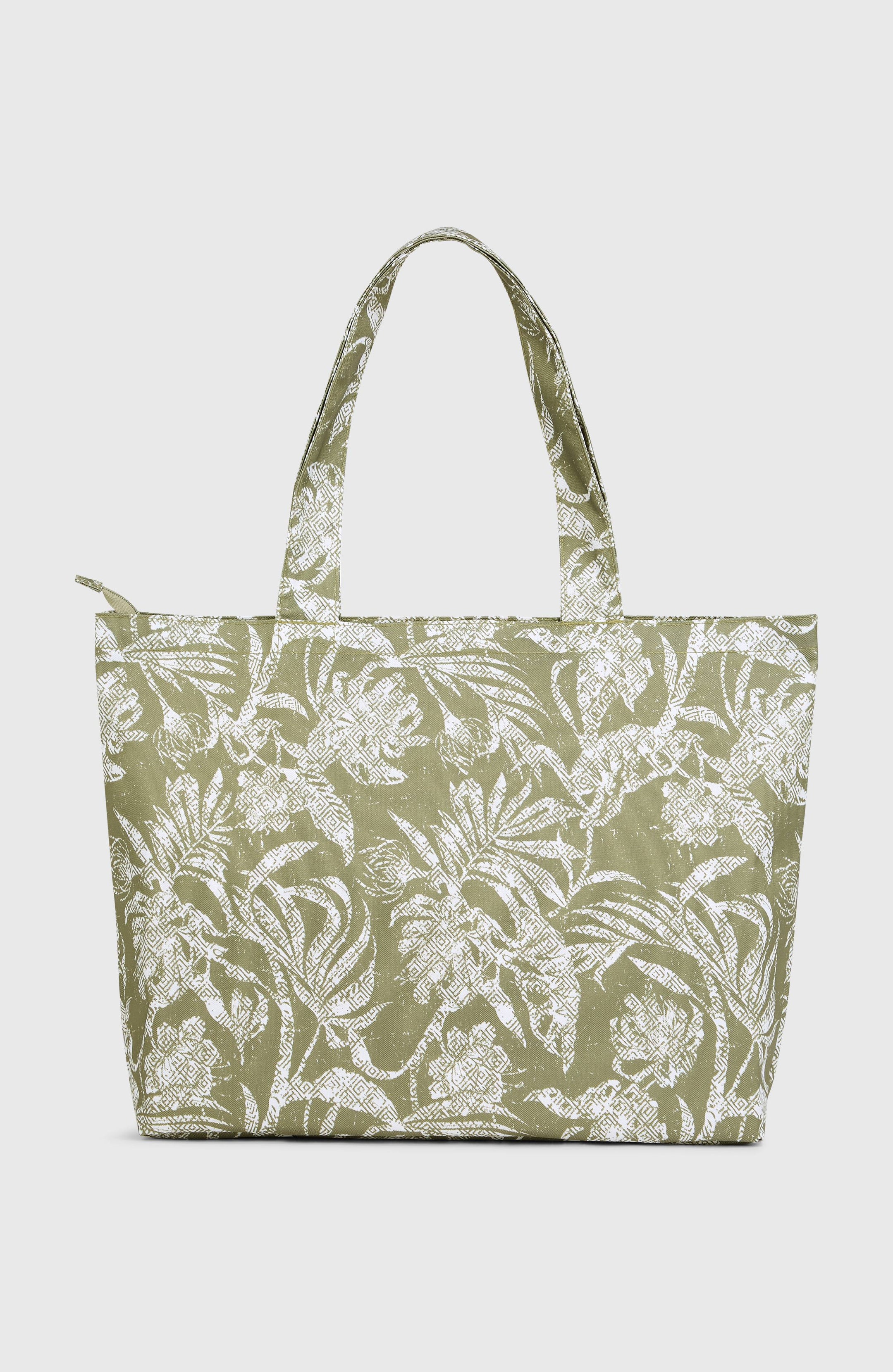 O'Neill Coastal Print Tote - Green Textured Jungle
