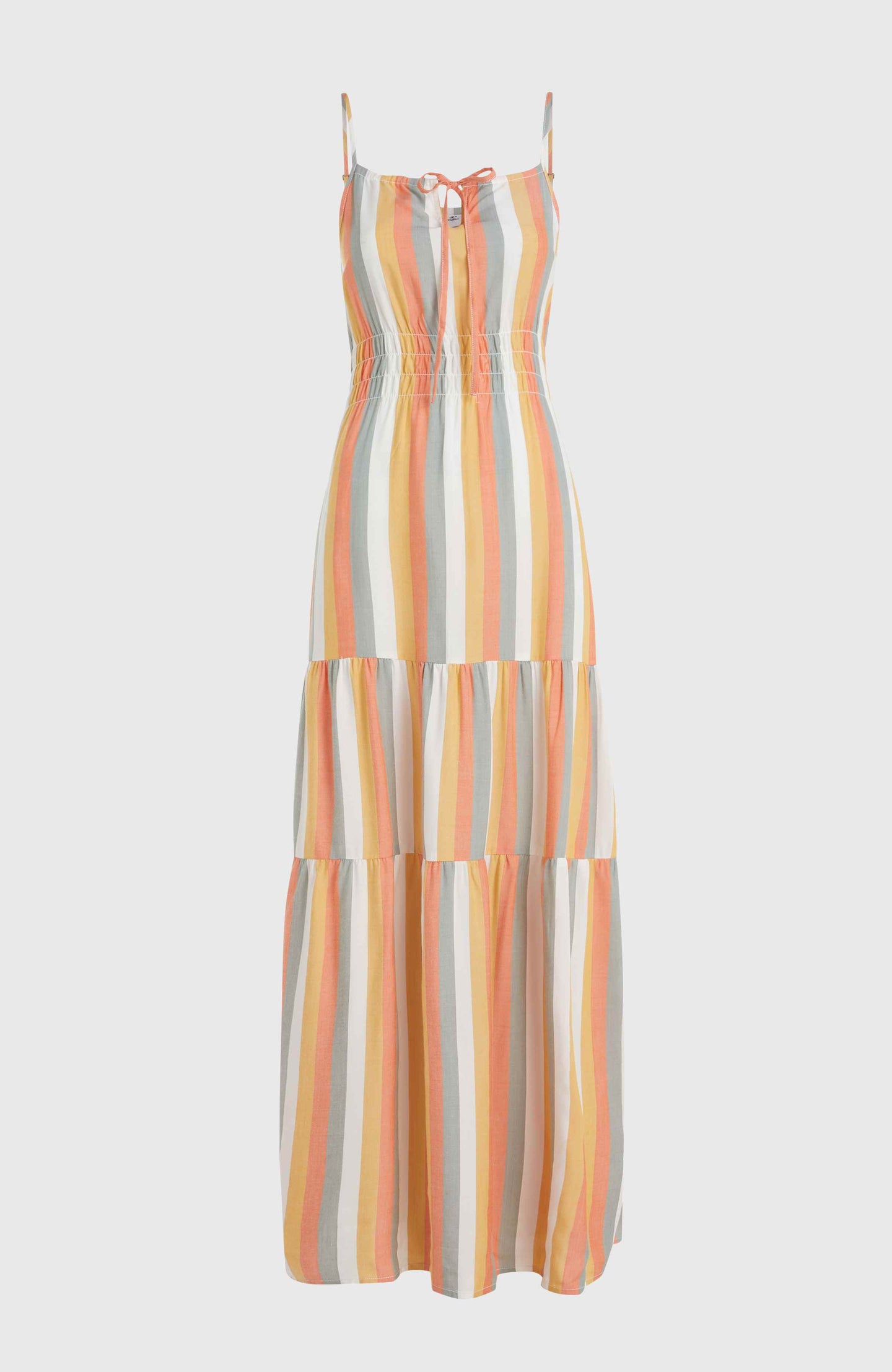 Quorra Maxi Dress - Orange Multistripe