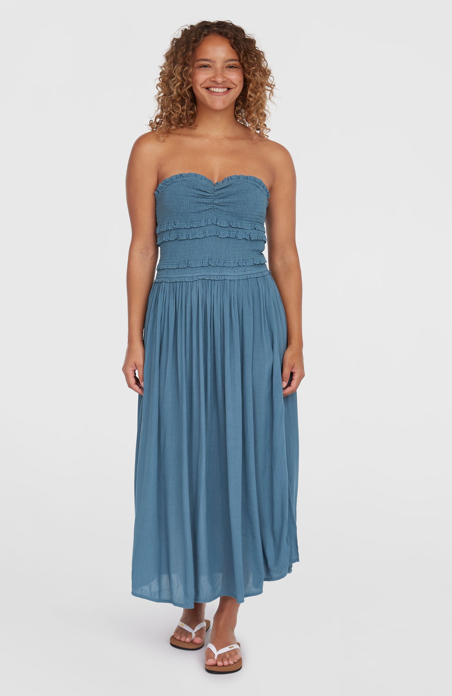 Devyn Midi Dress - Copen Blue