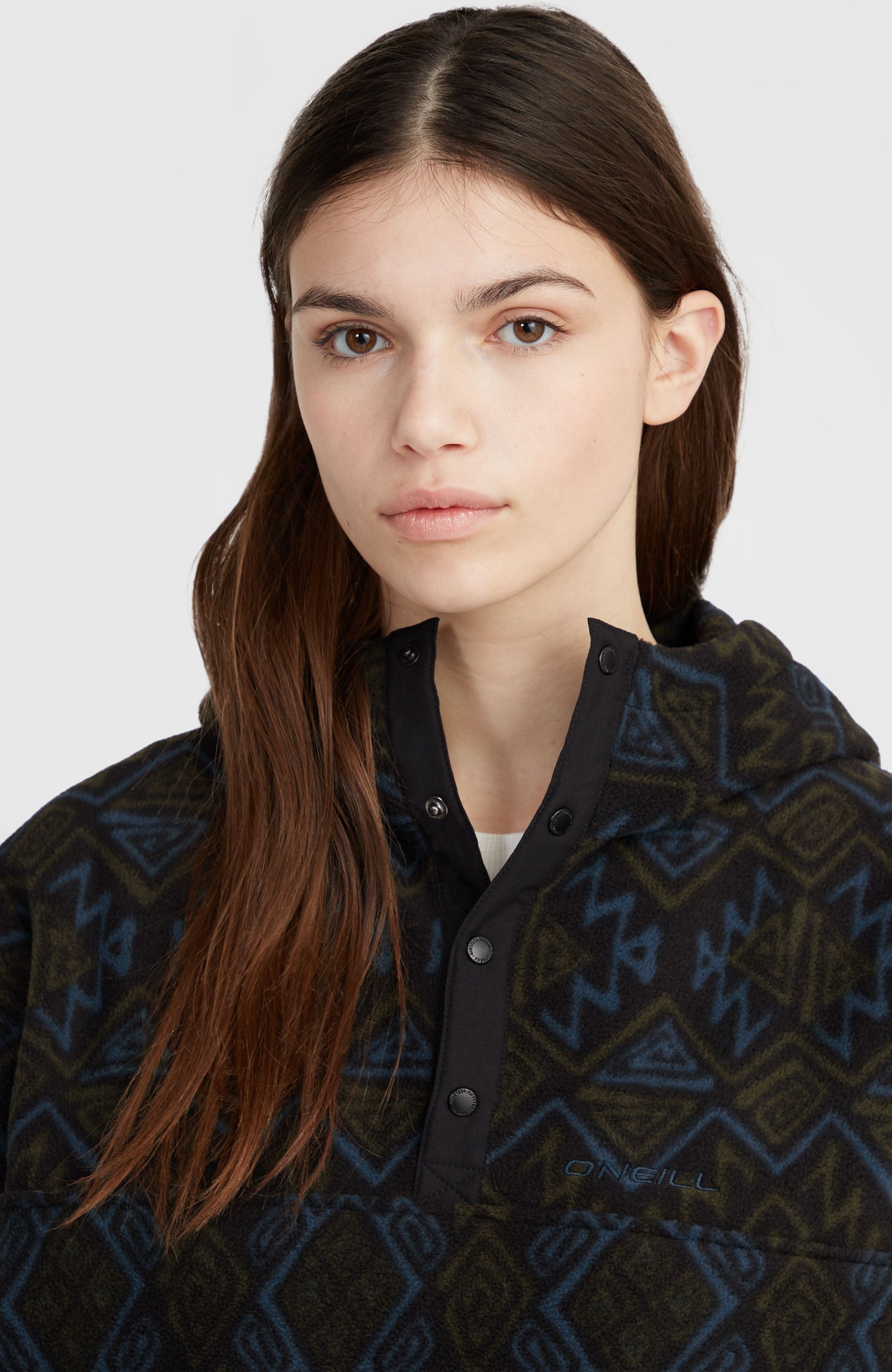 O'Neill Superfleece Hz Hoodie - Black Retro Ikat