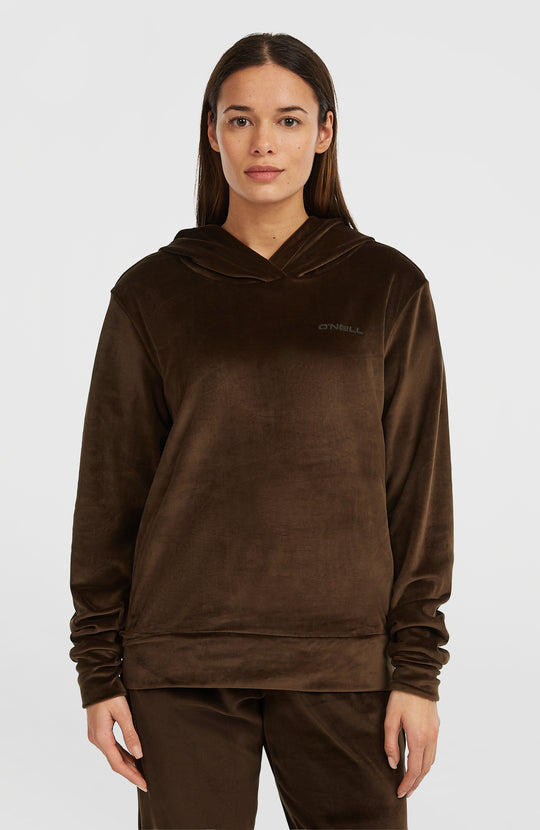Fwc'Cruz Velour Hoodie - Coffee Bean