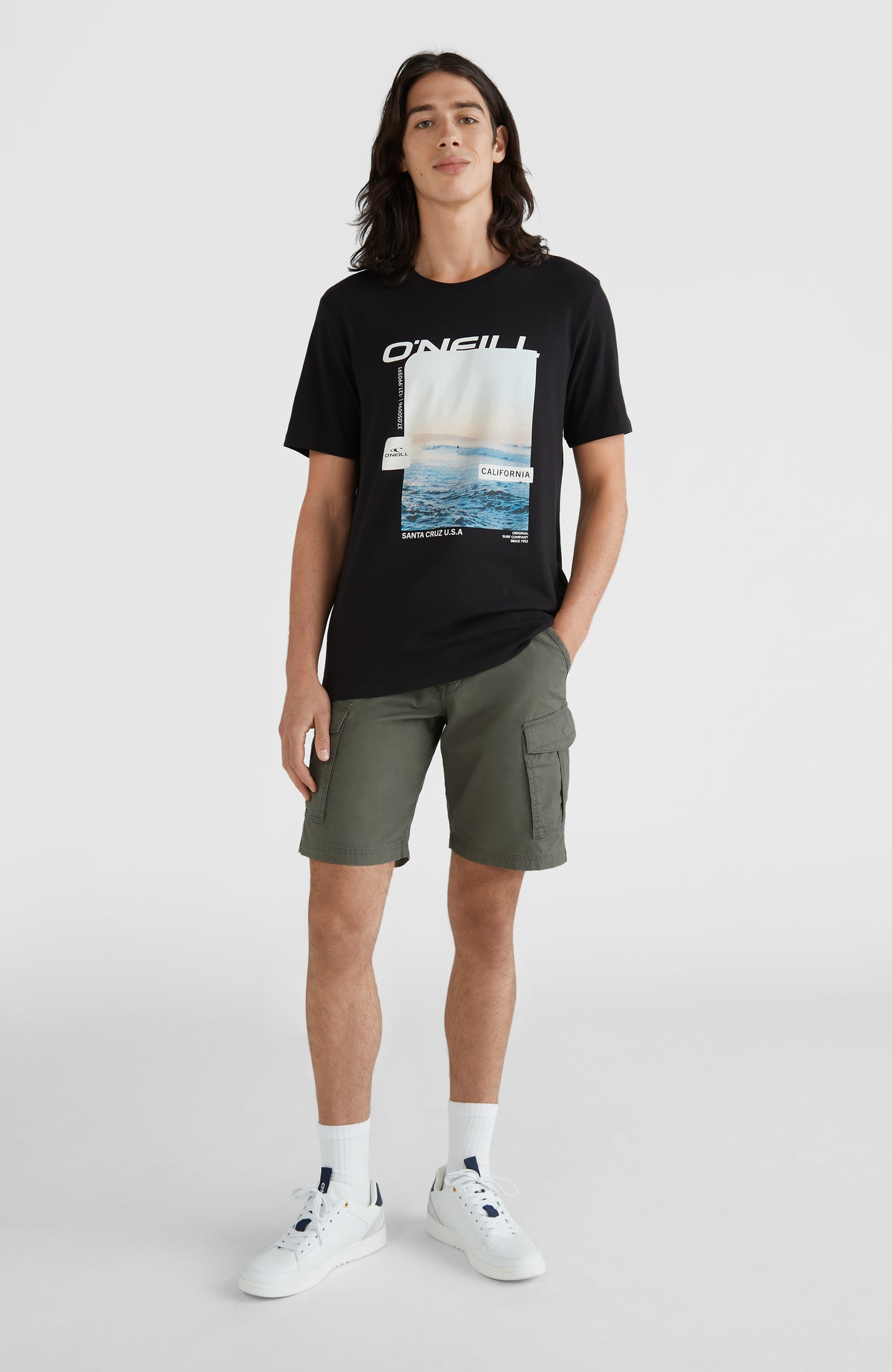 Beach Break Cargo Shorts - Po Fw23 - Military Green -A