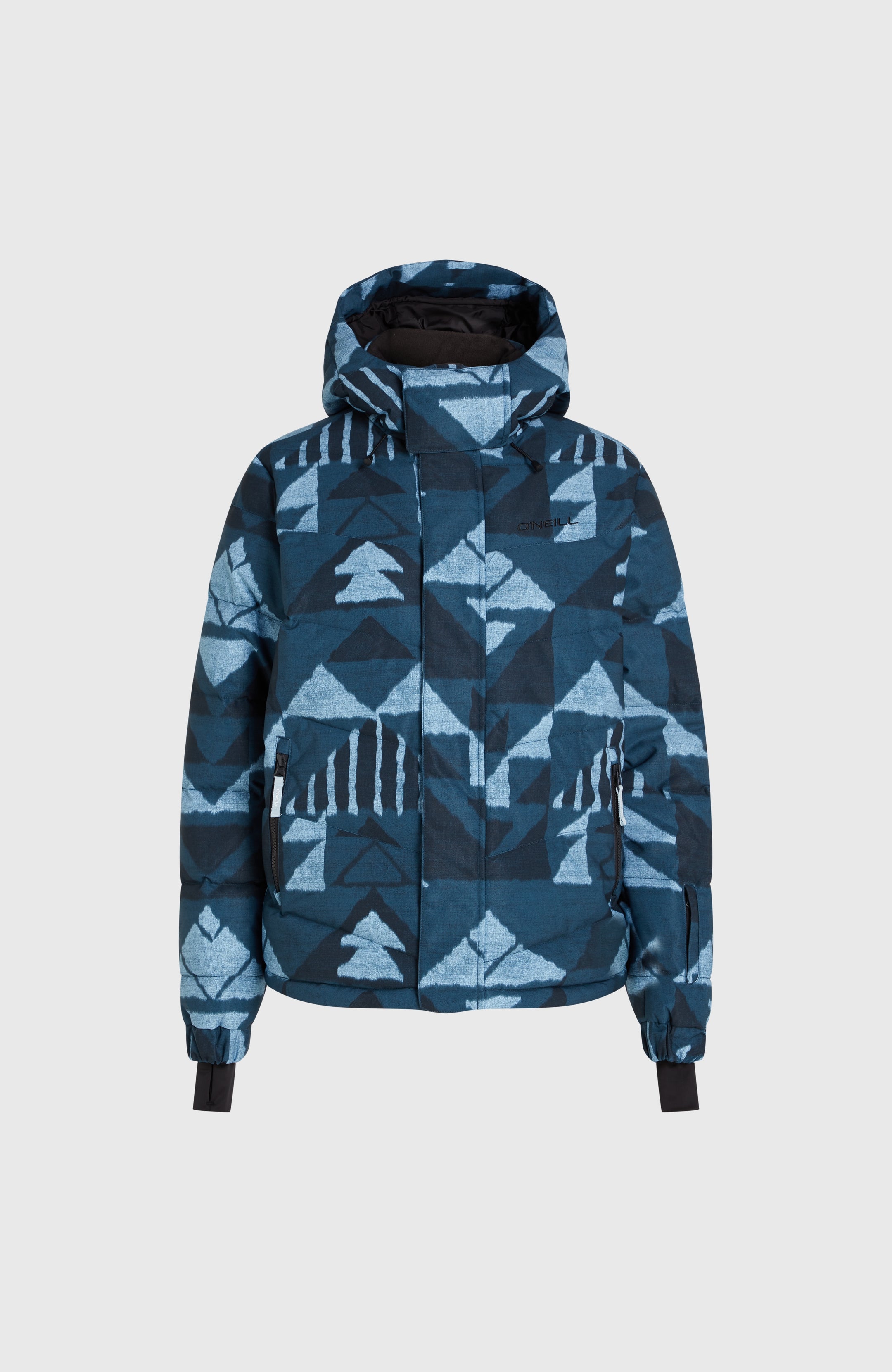 Z.E.N. Puffer Hybrid Jacket - Blue Triangle Ikat