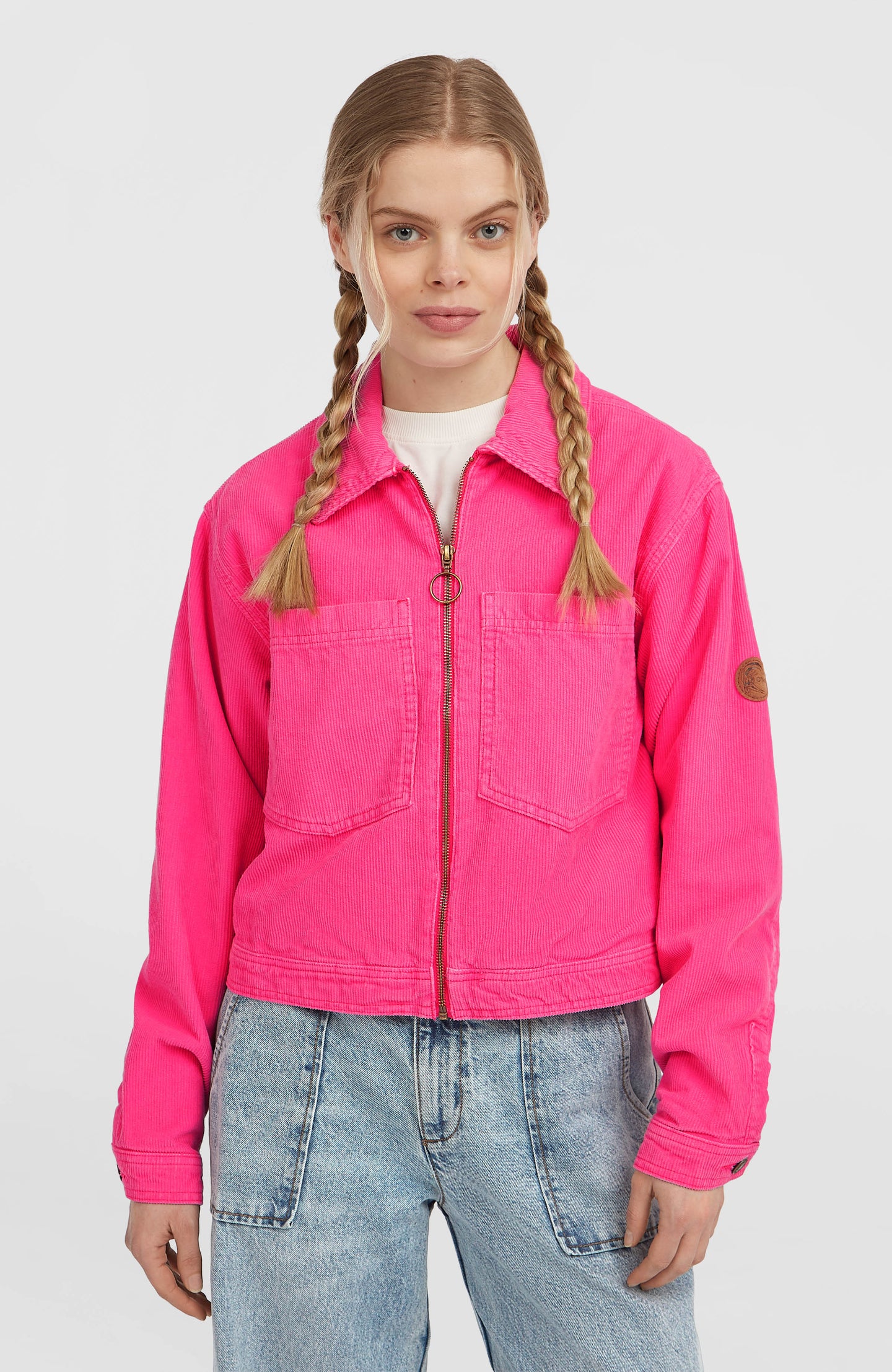 O'Riginals Cord Jacket - Carmine Rose