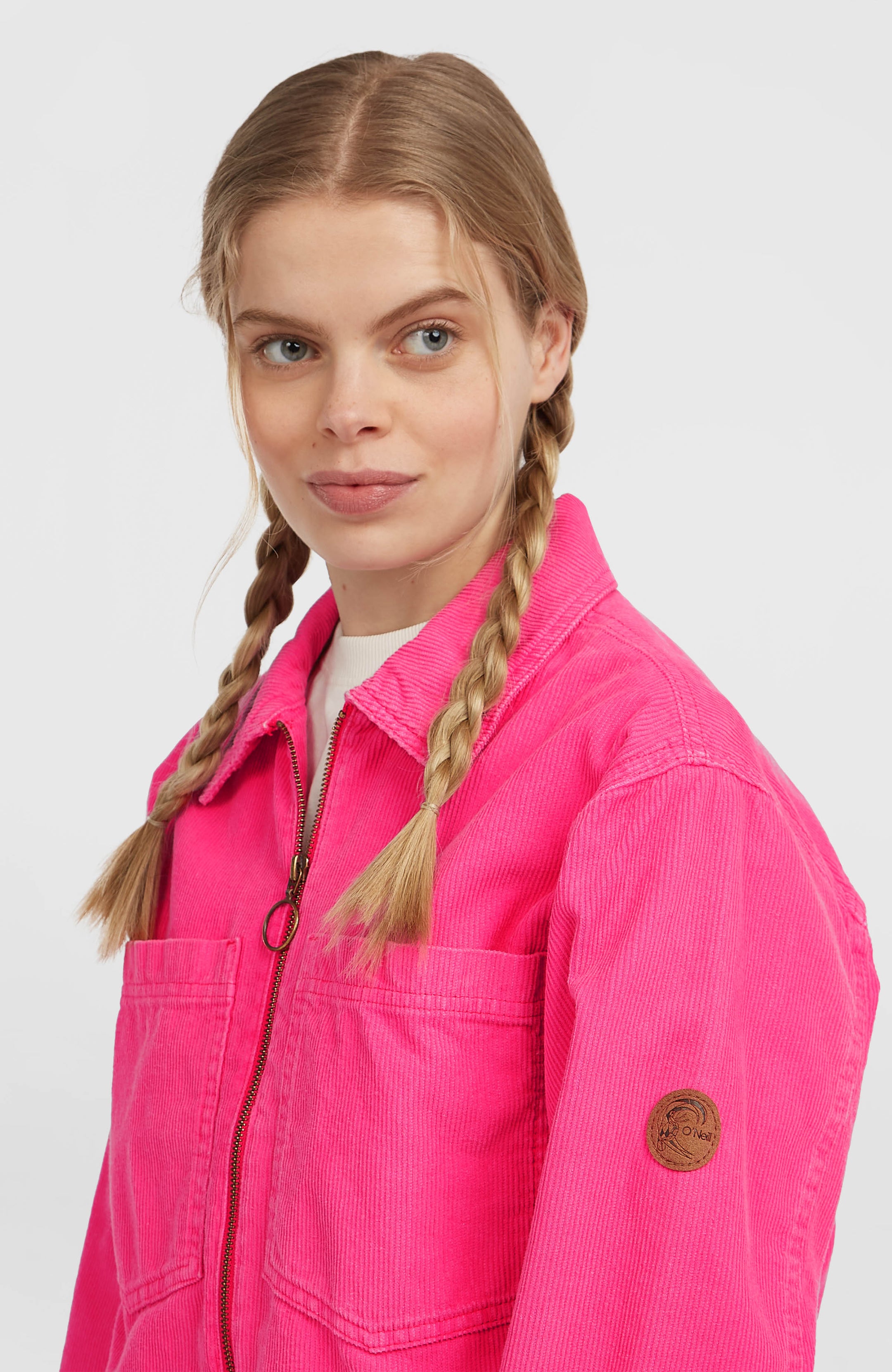O'Riginals Cord Jacket - Carmine Rose