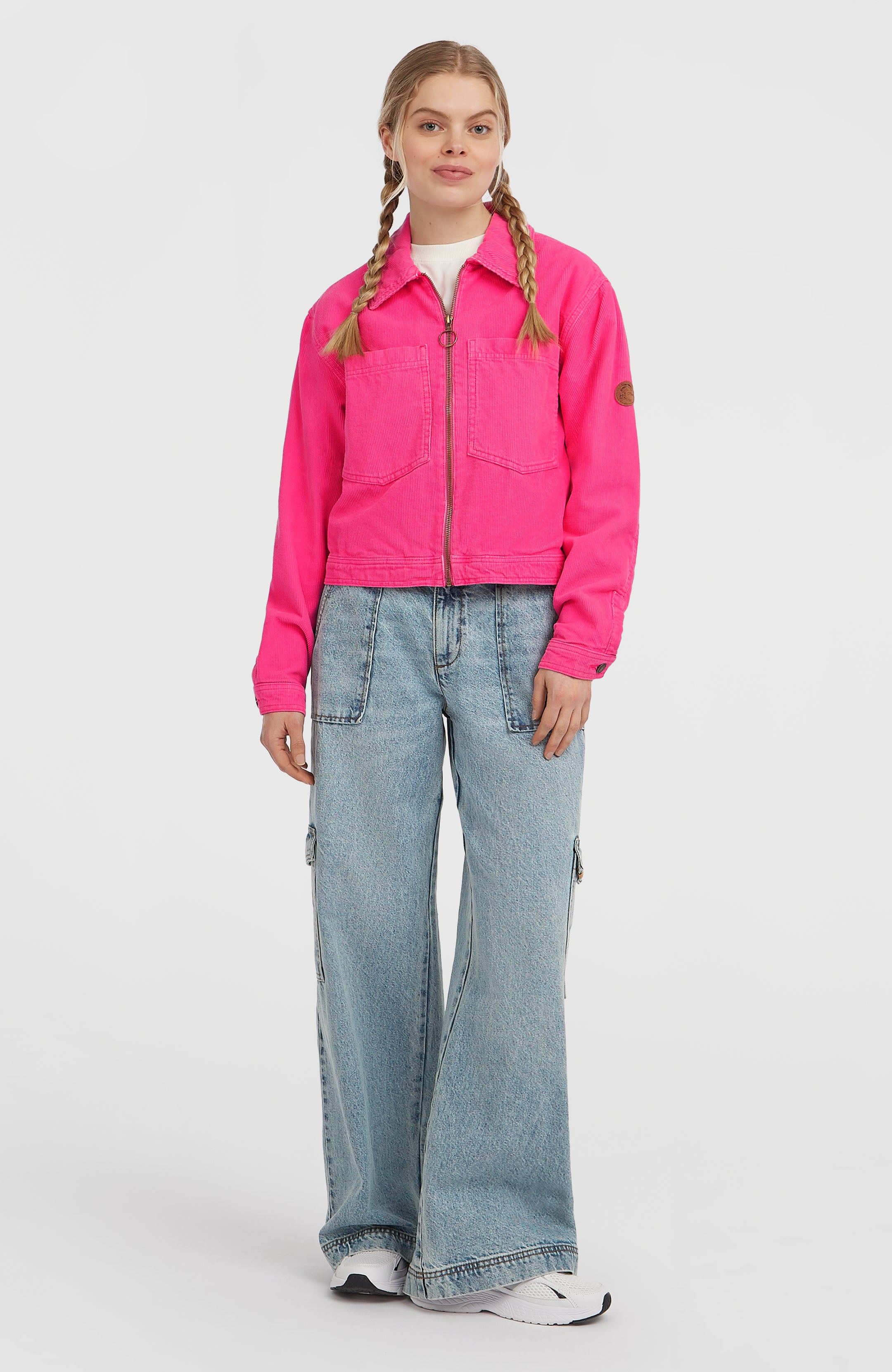O'Riginals Cord Jacket - Carmine Rose