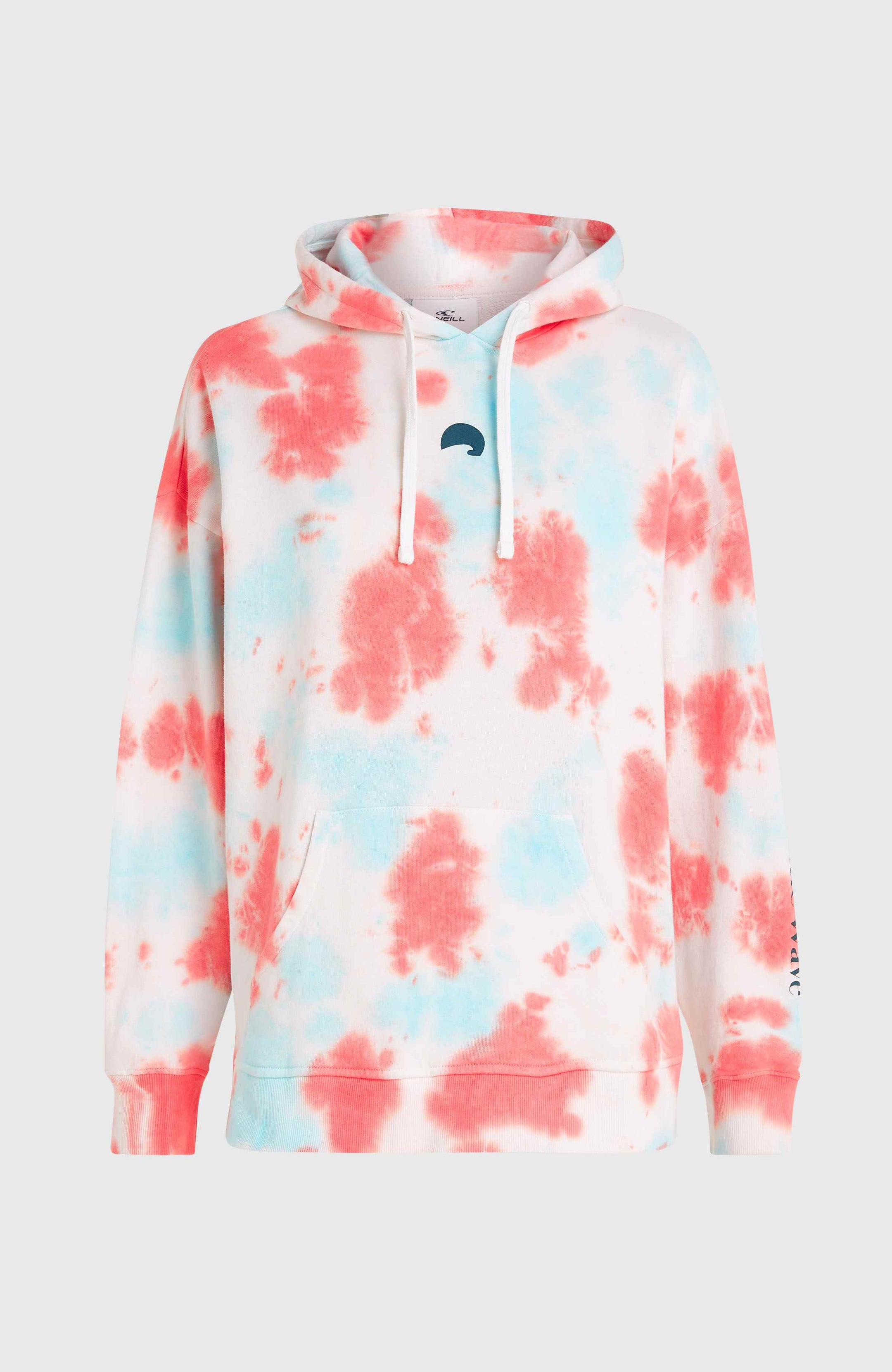 Wow Hoodie - Pink Ice Cube Tie Dye