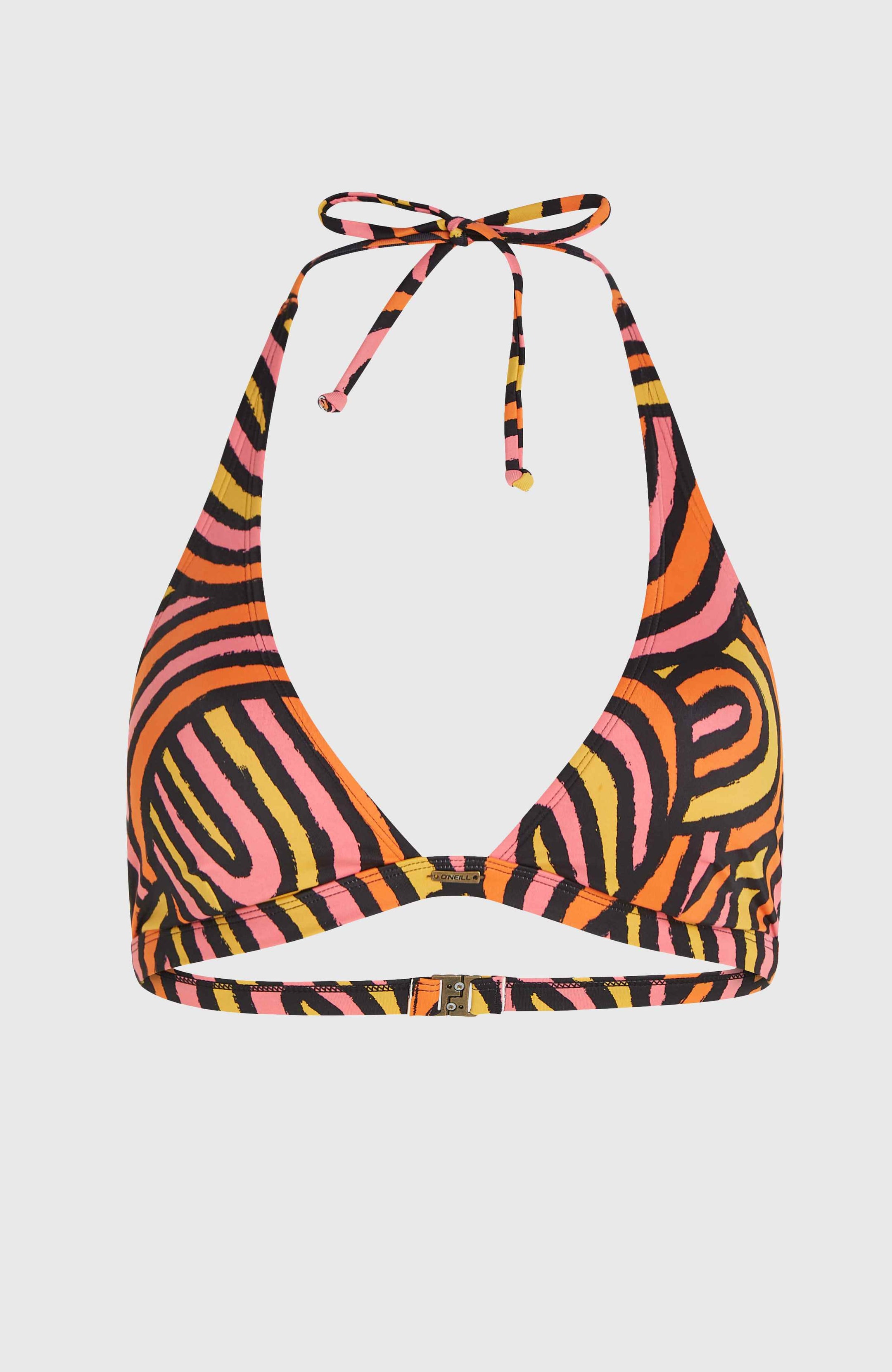 Marga Top - Orange Rainbow Stripe
