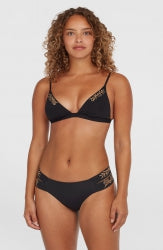 Sea Side Boulder Embroidery Bikini Set - Black Out