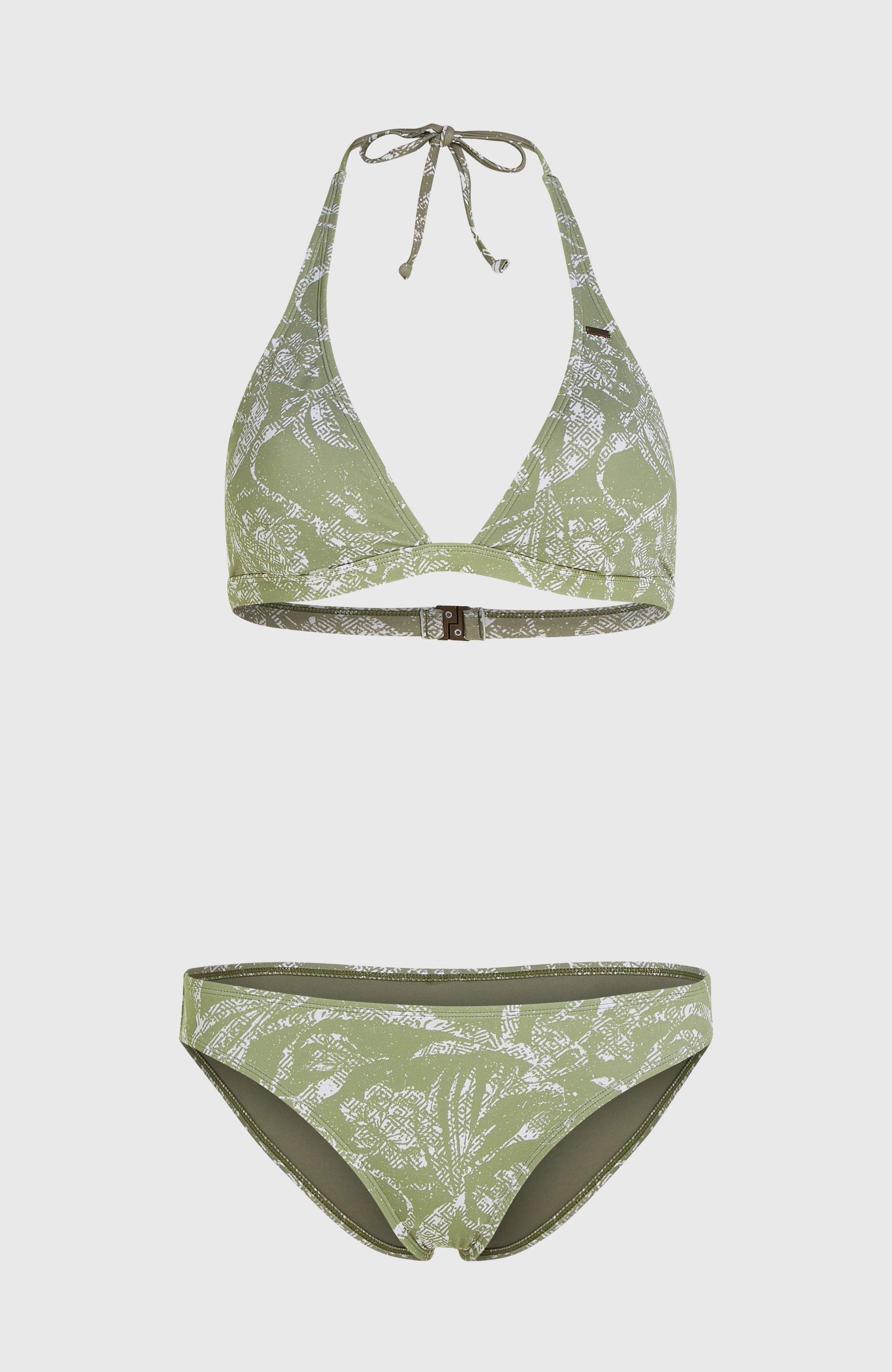 Essentials Marga Cruz Bikini Set - Green Textured Jungle