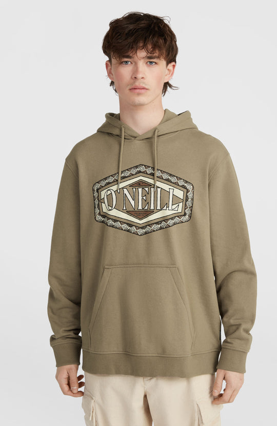 O'Neill Front Print Hoodie - Concrete