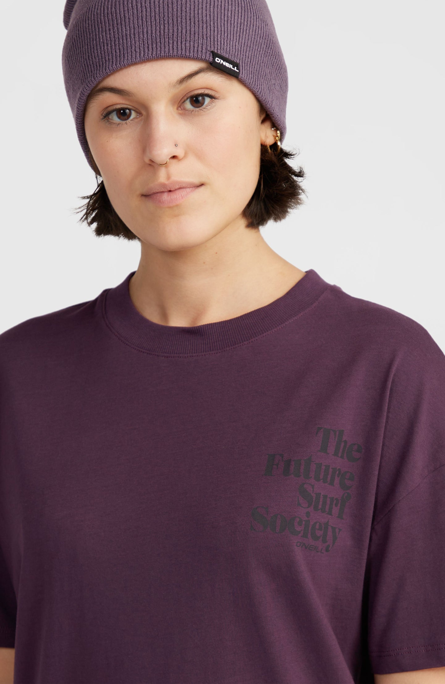 The Future Surf Society T-Shirt - Aubergine