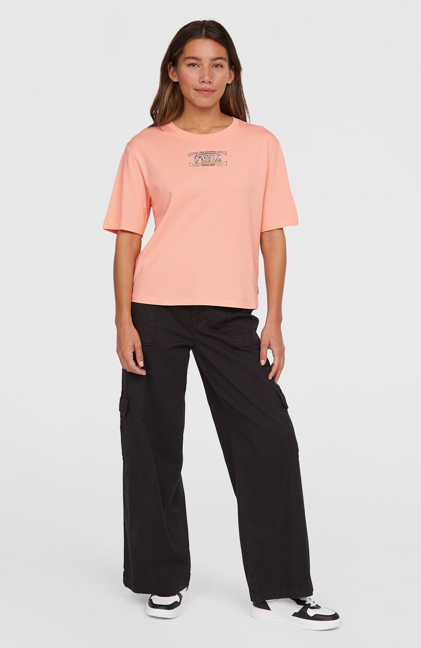 Summer Musthaves Back Print T-Shirt - Coral Pop