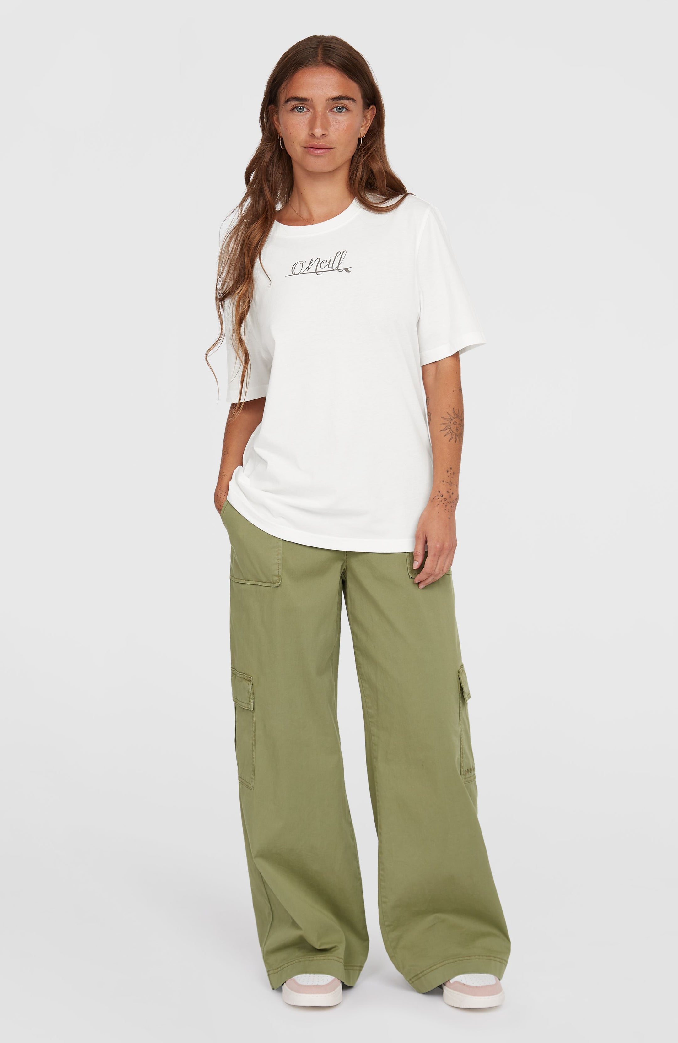 Essentials O'Neill Script T-Shirt - Snow White