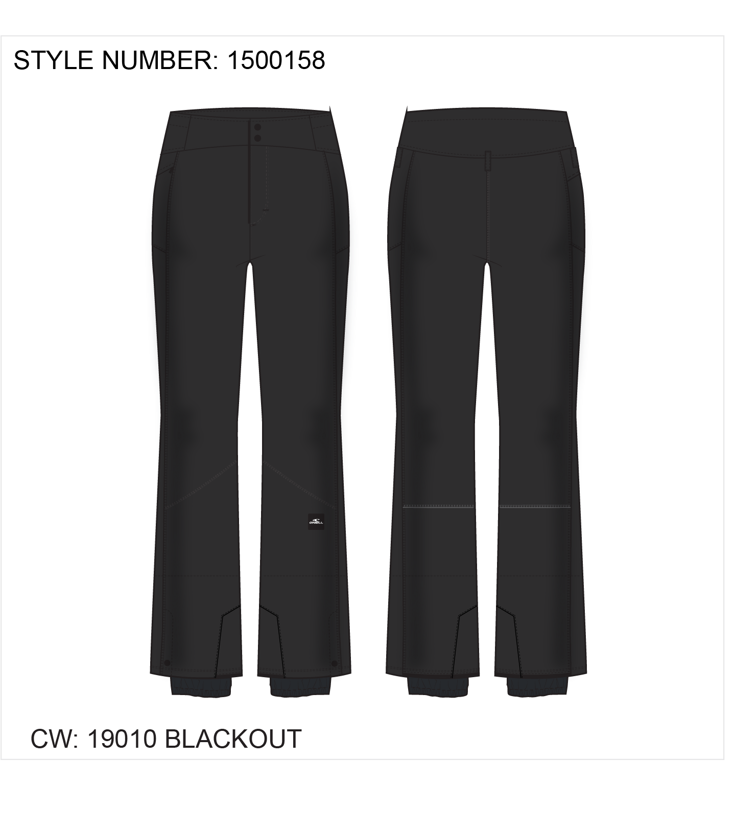 Fwc'Cruz Softshell Snow Pants - Black Out