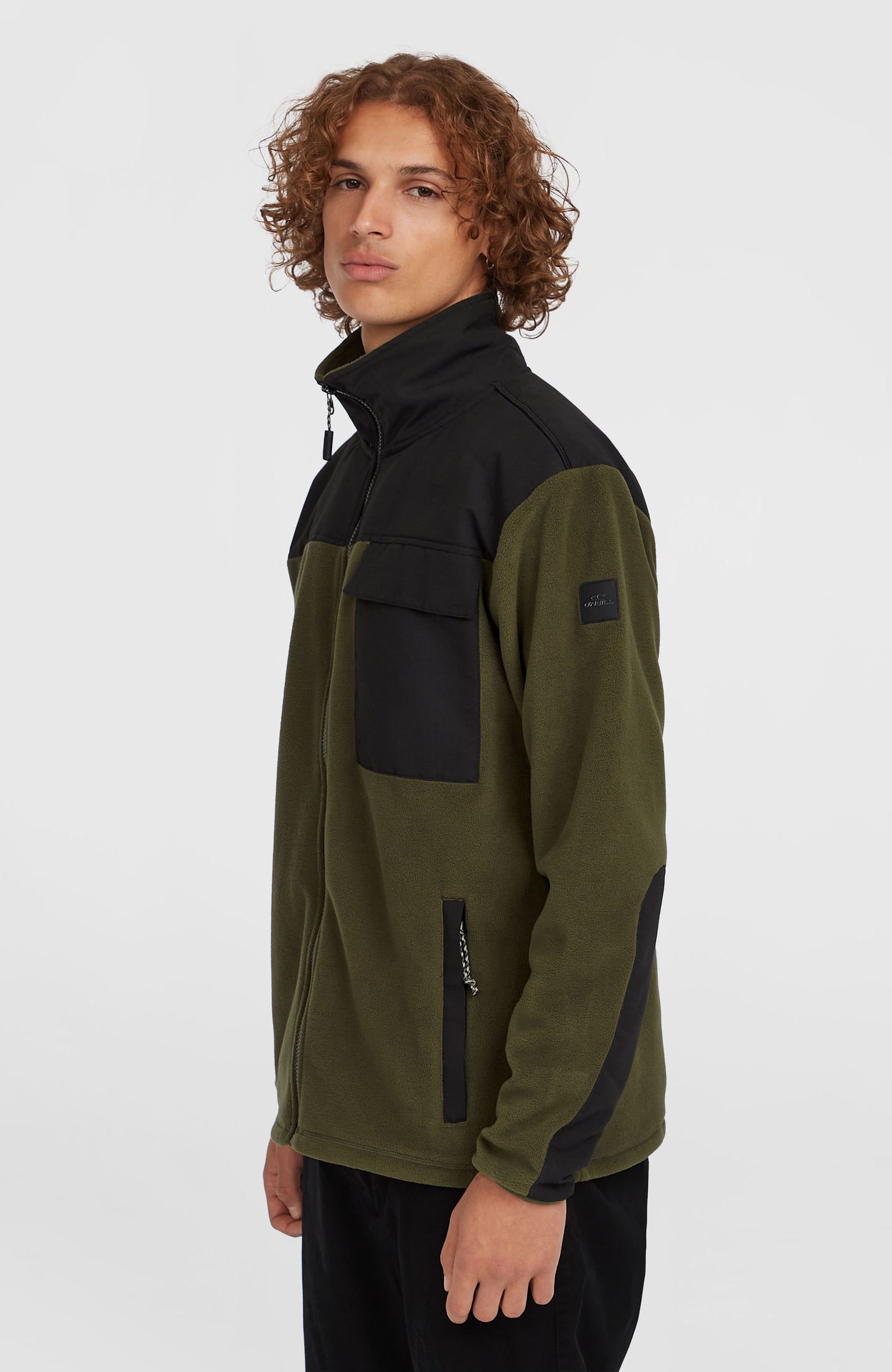 Utility Polartec 200 Fz Fleece - Forest Night Colour Block