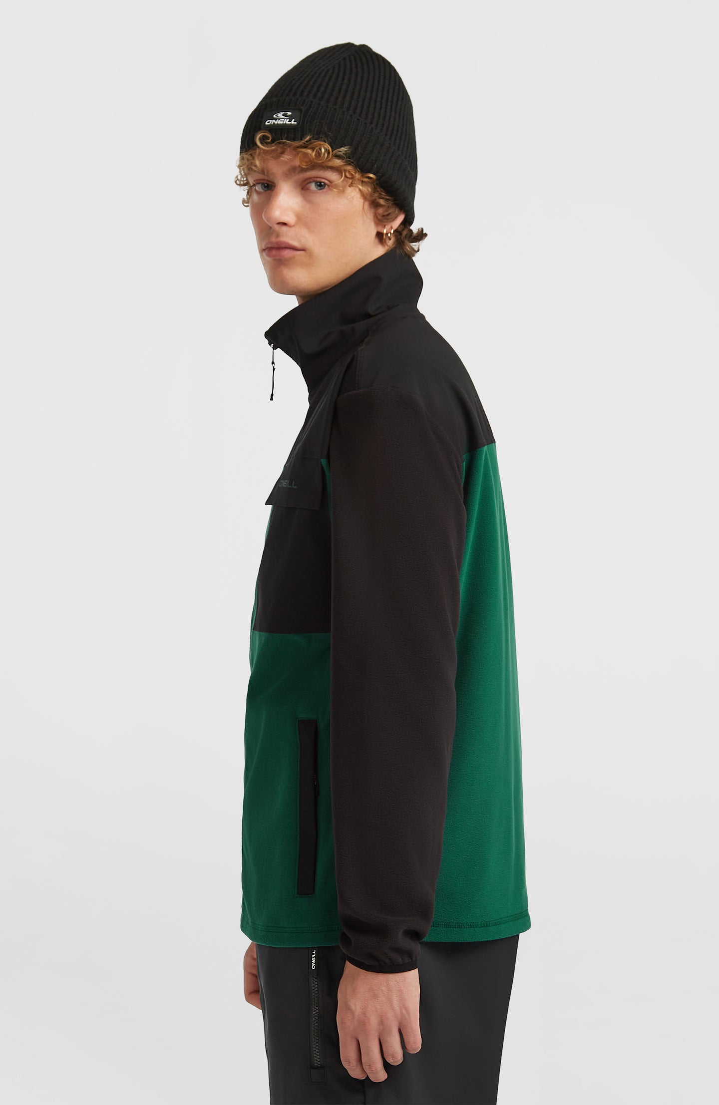 Fwc'Peak Polartec Hyperfleece - Emerald Envy Colour Block