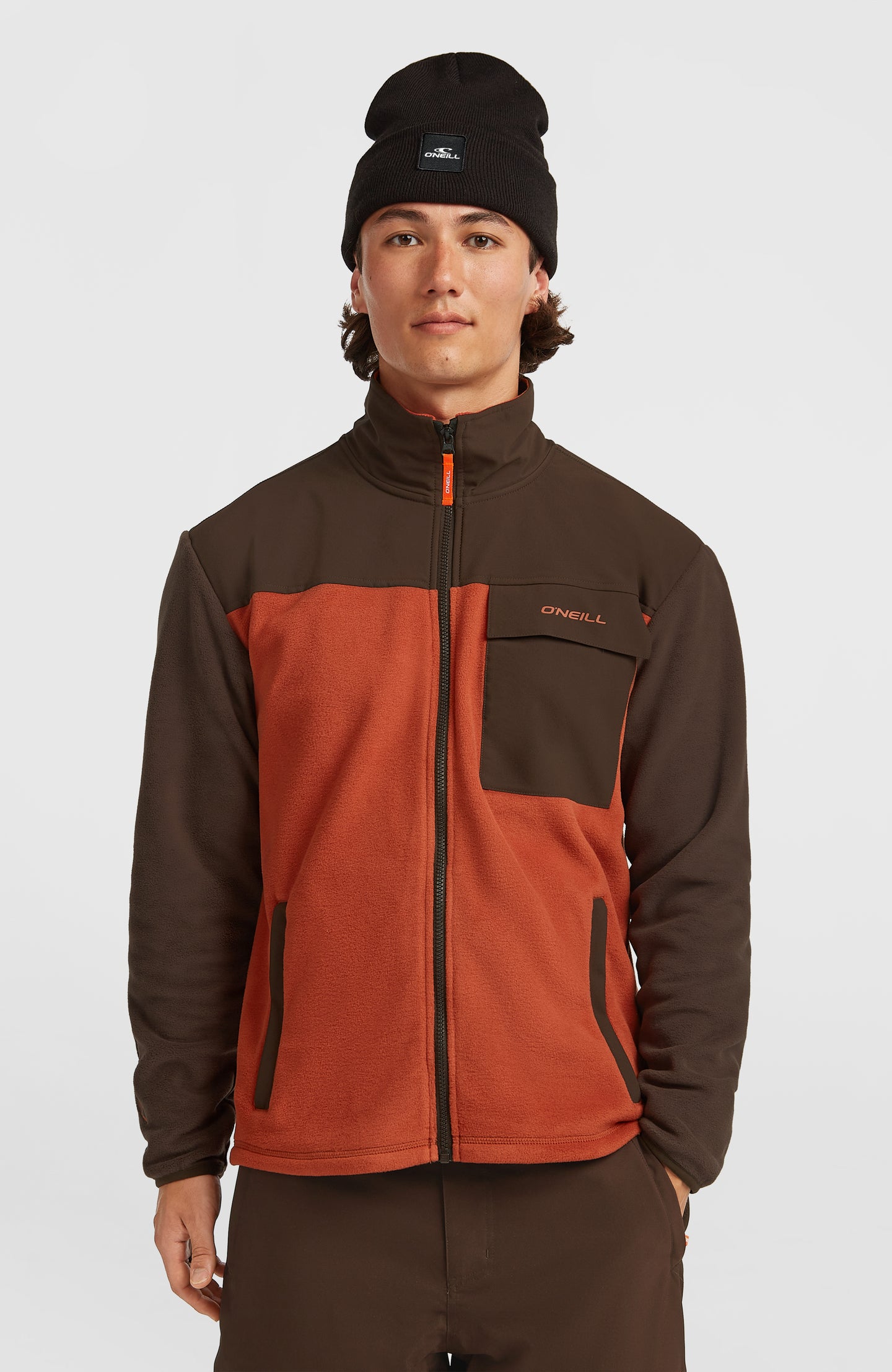 Fwc'Peak Polartec Hyperfleece - Coffee Bean Colour Block