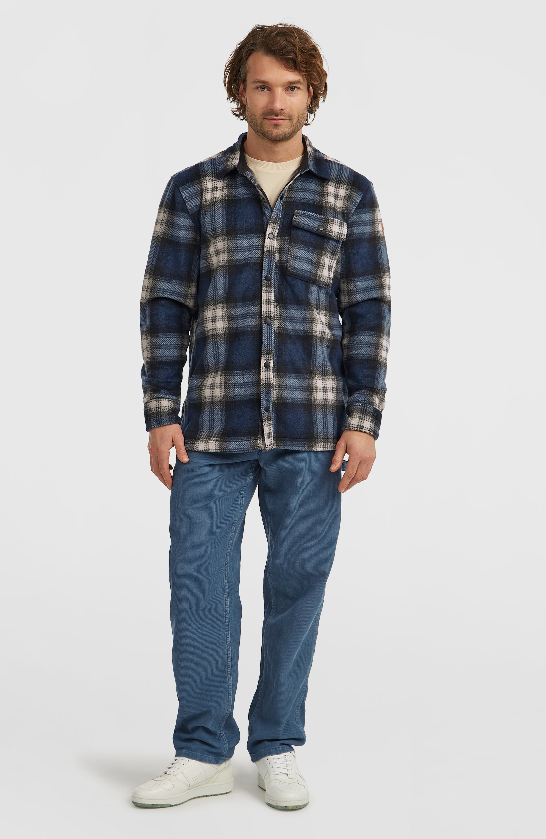O'Riginals Superfleece Shirt - Mozart Blue Check