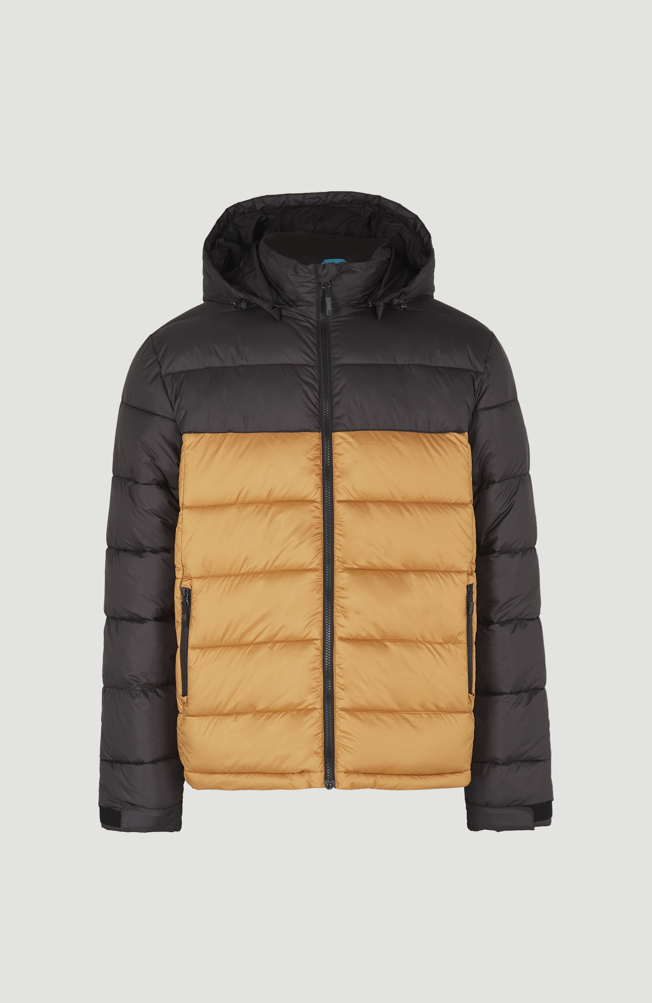 O'Riginals Puffer Jacket - Rich Caramel Colour block