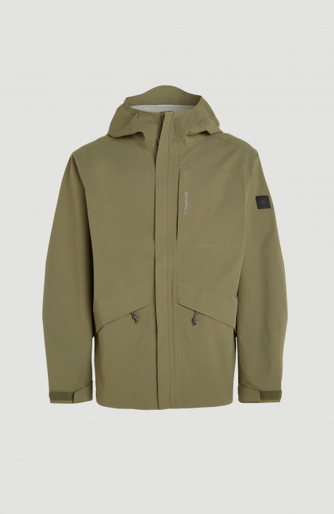 O'Neill Trvlr Series Rain Jacket 10K/10K - Deep Lichen Green