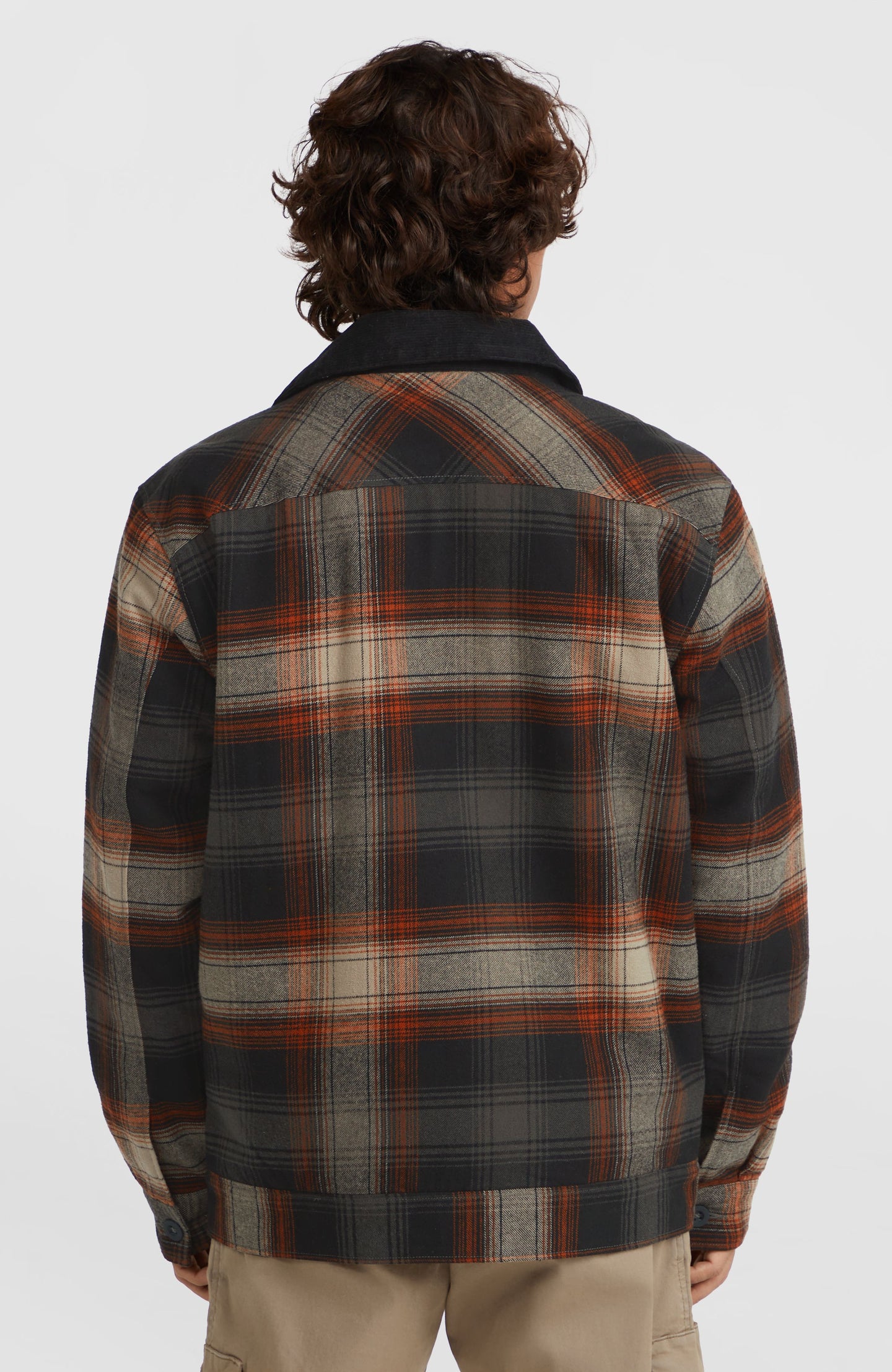 O'Neill Fleece Lined Jacket - Grey Check Small
