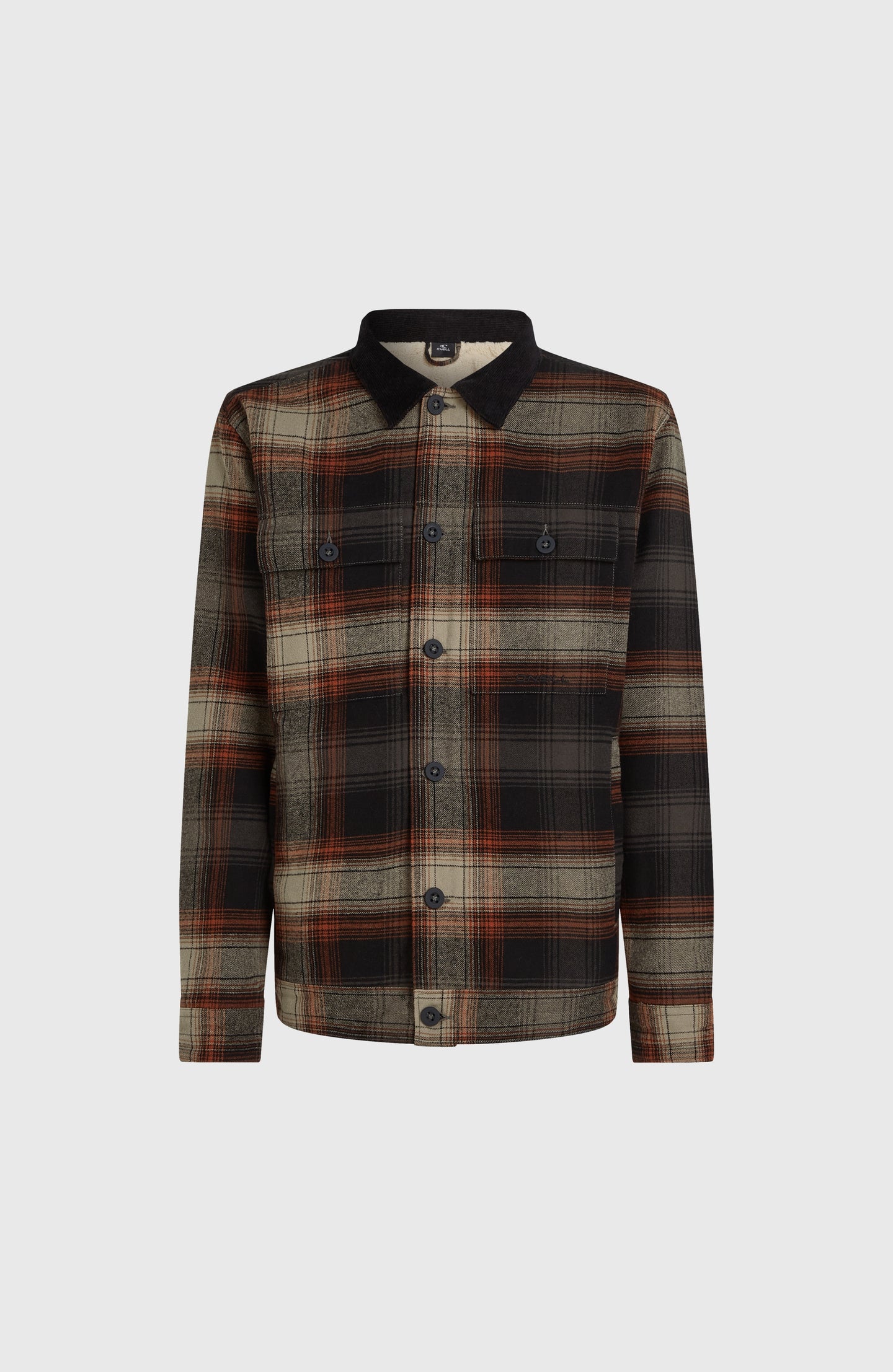 O'Neill Fleece Lined Jacket - Grey Check Small