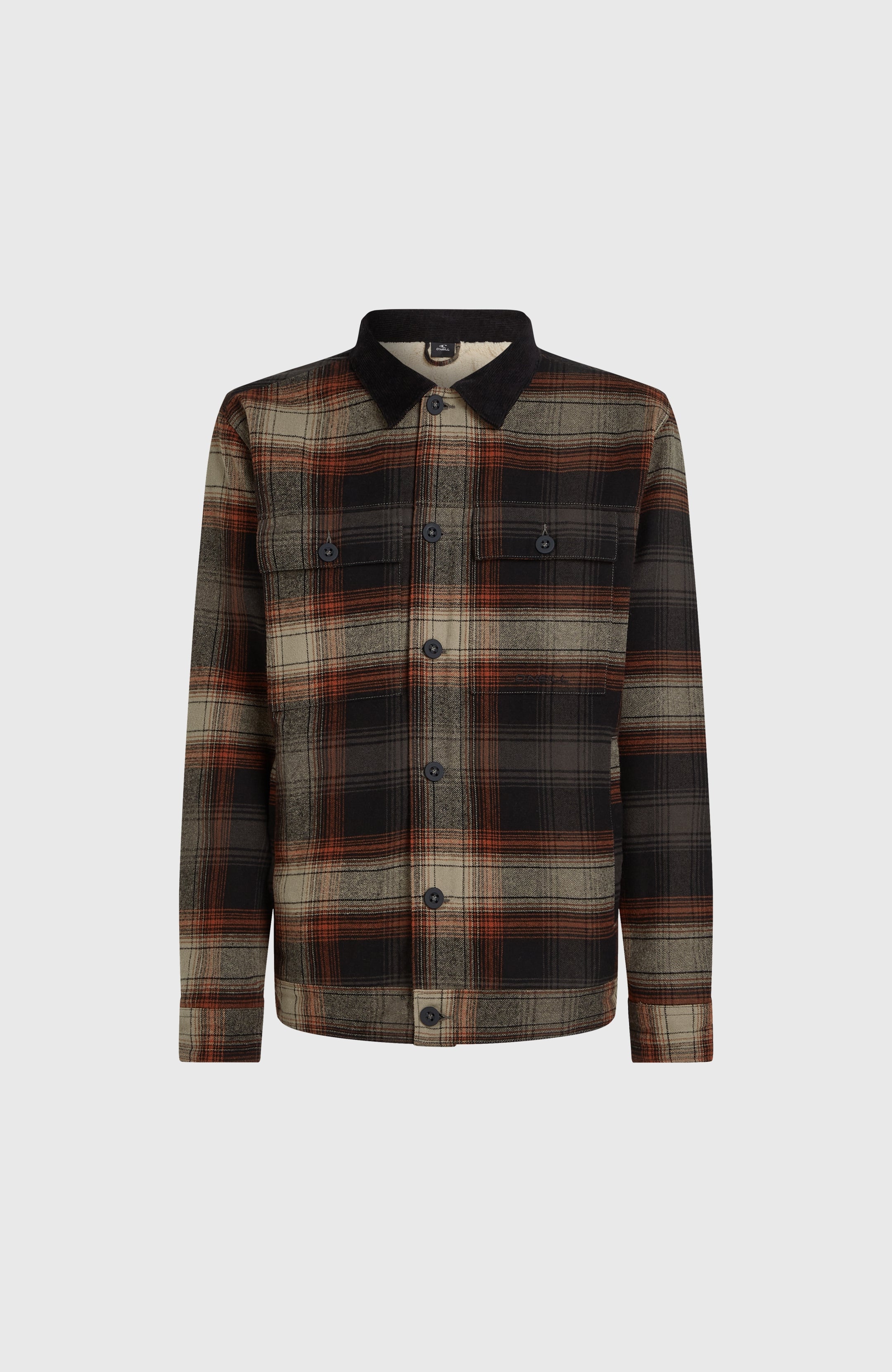 O'Neill Fleece Lined Jacket - Grey Check Small