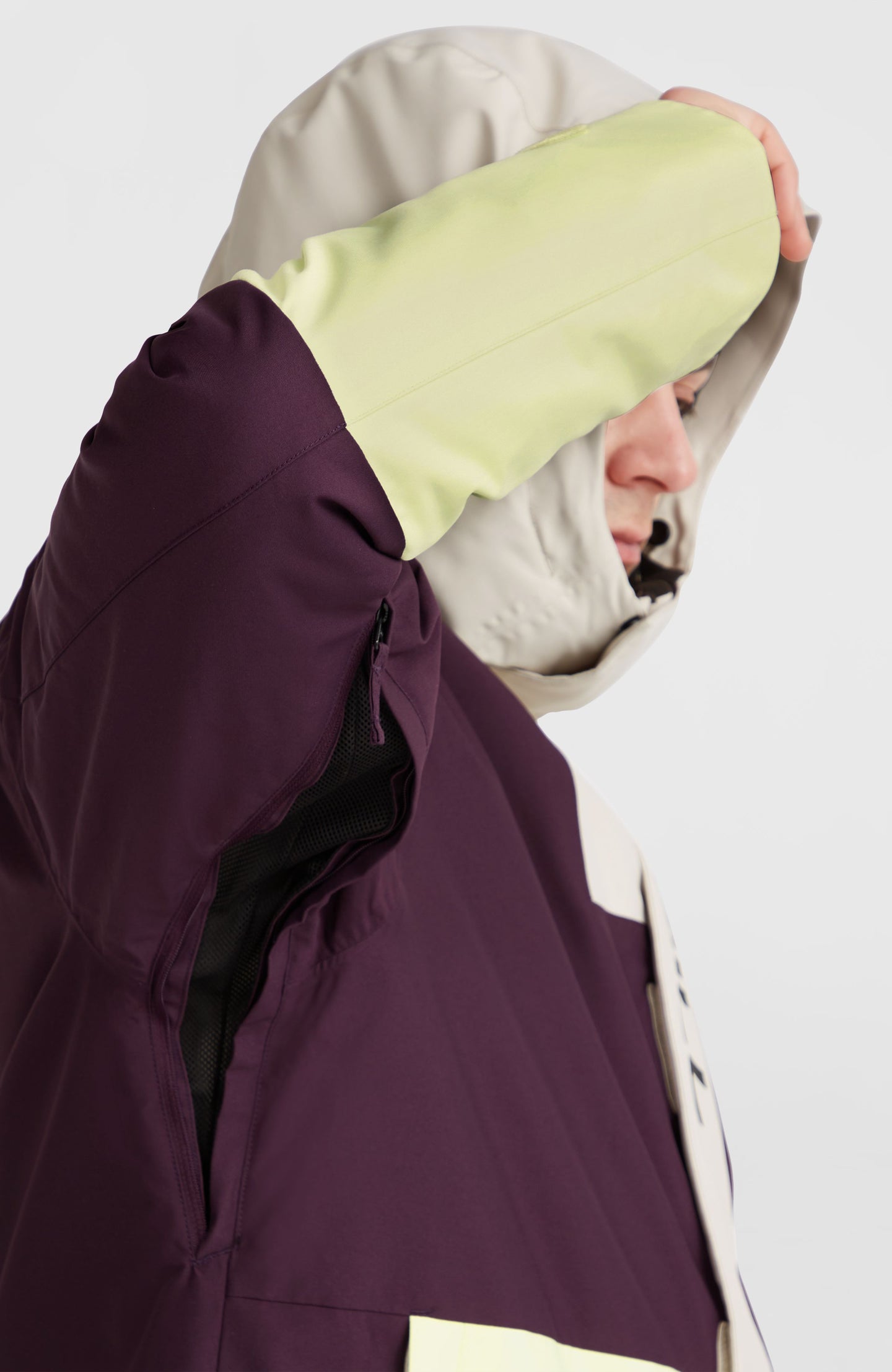 O'Riginals Hybrid Jacket - Aubergine Colour Block