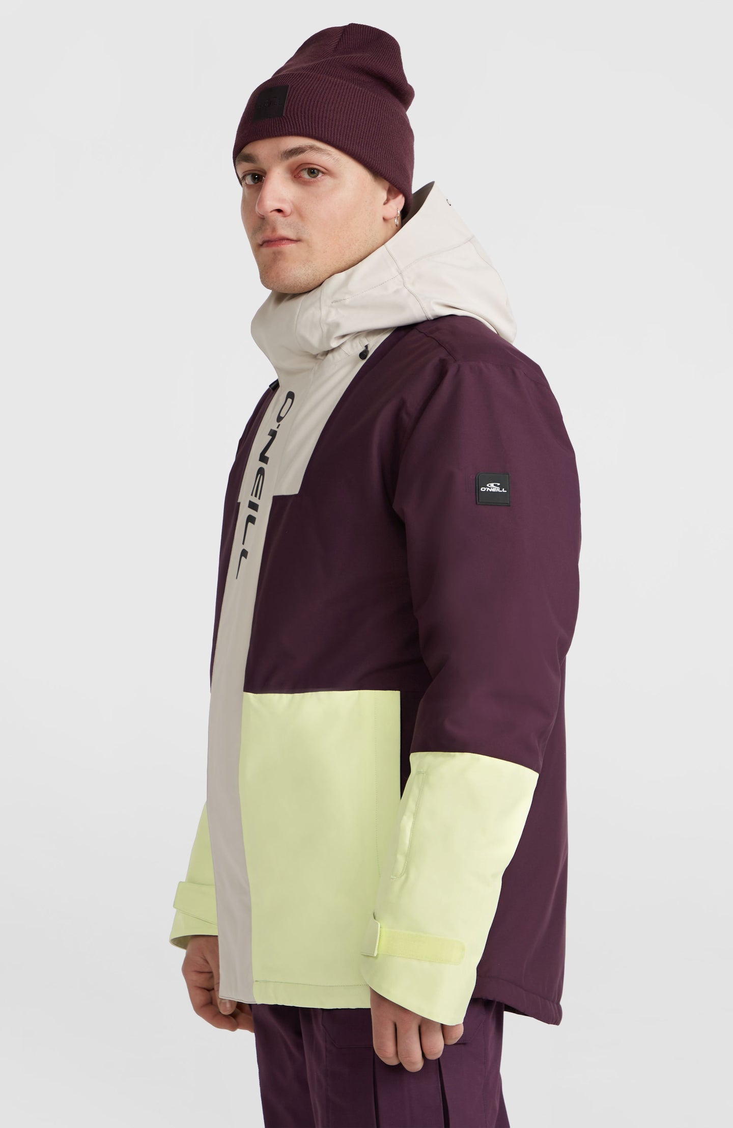 O'Riginals Hybrid Jacket - Aubergine Colour Block