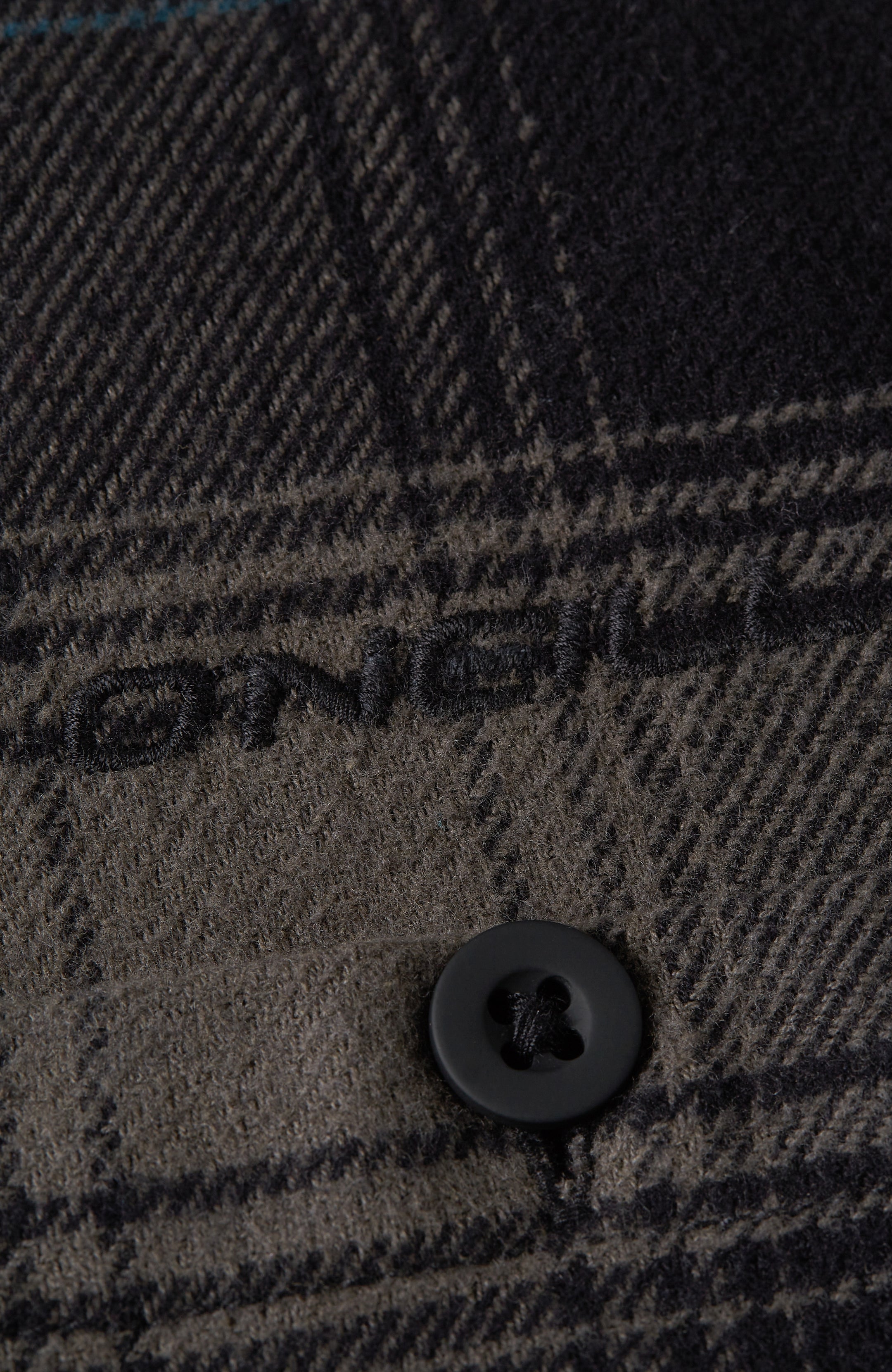 O'Neill Flannel Check Shirt - Black Check Small