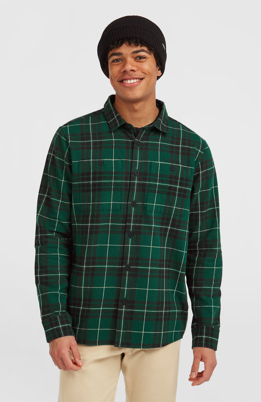 O'Neill Must-Have Flannel Shirt - Green Flannel Check
