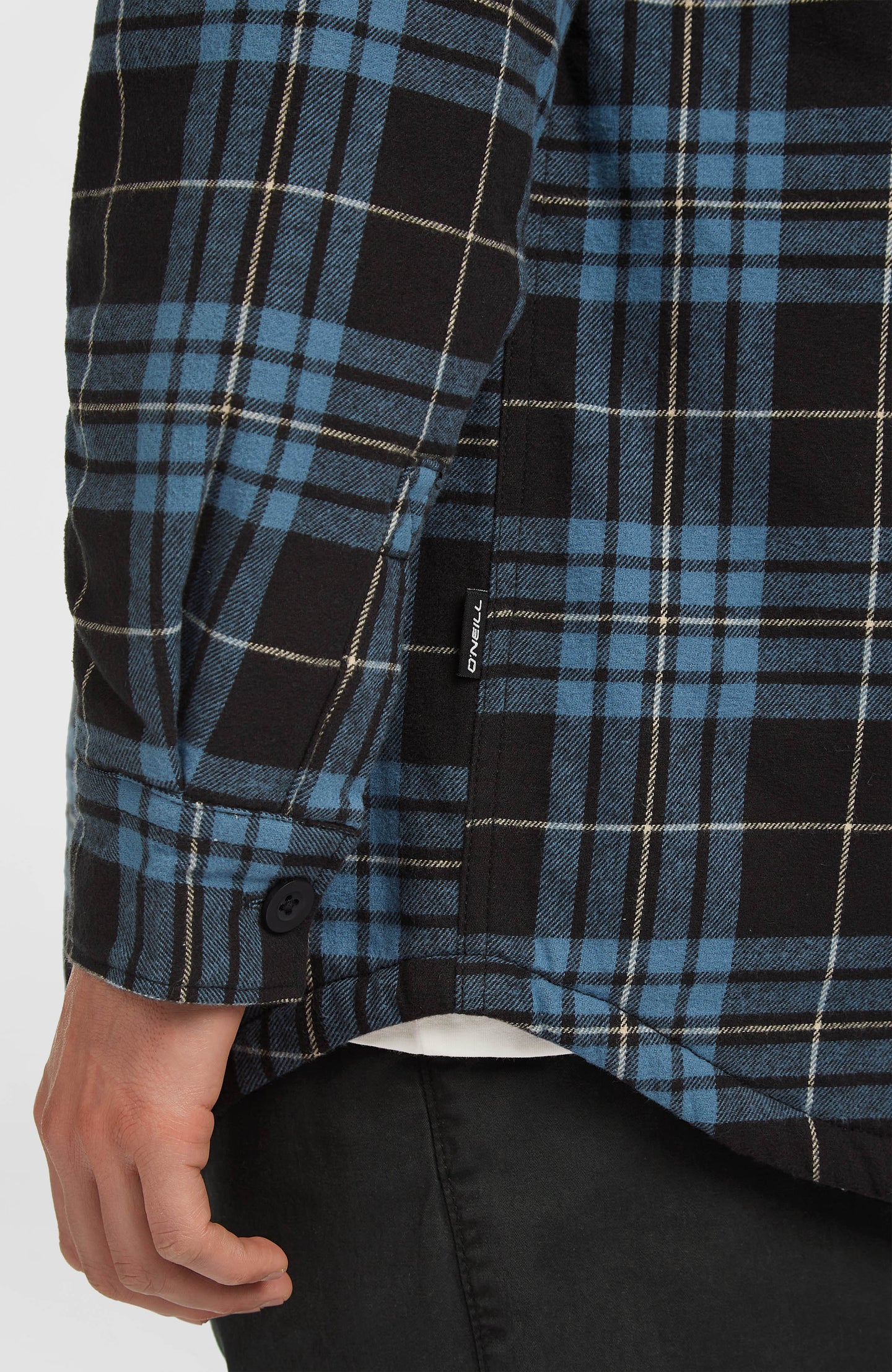 O'Neill Must-Have Fleece Lined Shirt - Blue Flannel Check