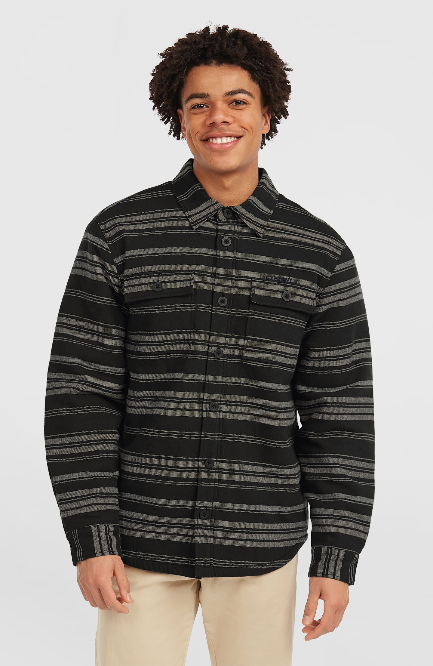 O'Neill Must-Have Fleece Lined Shirt - Black Bavaro