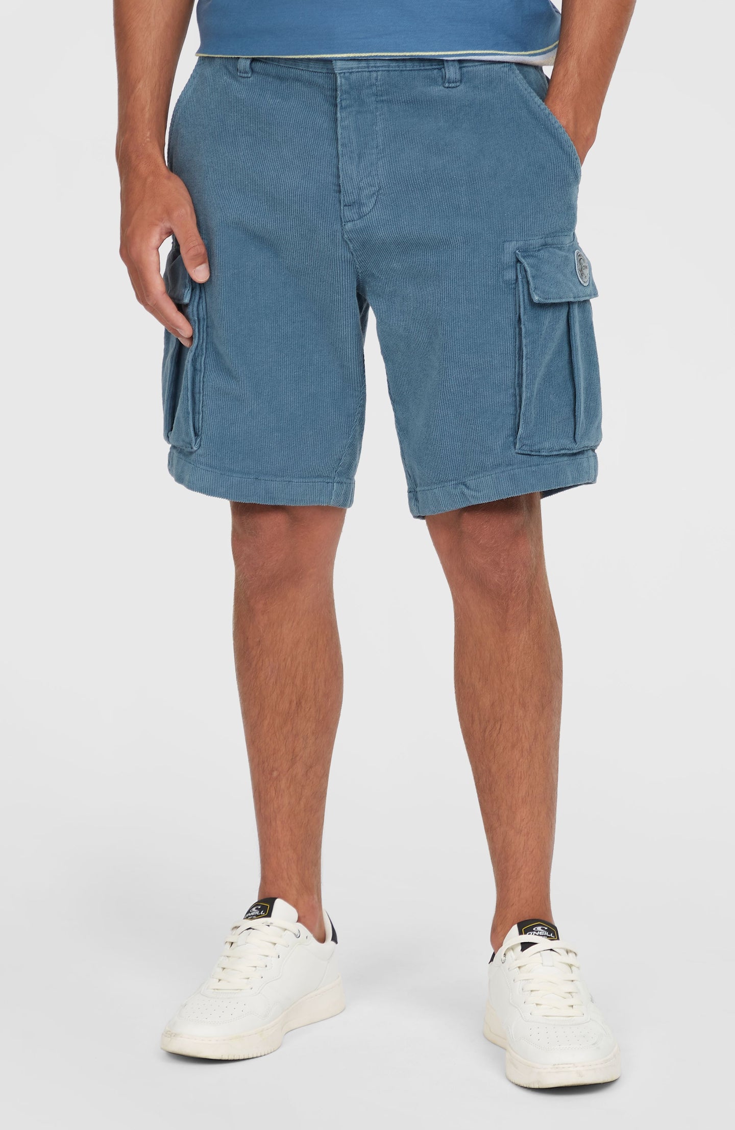 O'Riginals Cord Cargo Shorts - Copen Blue
