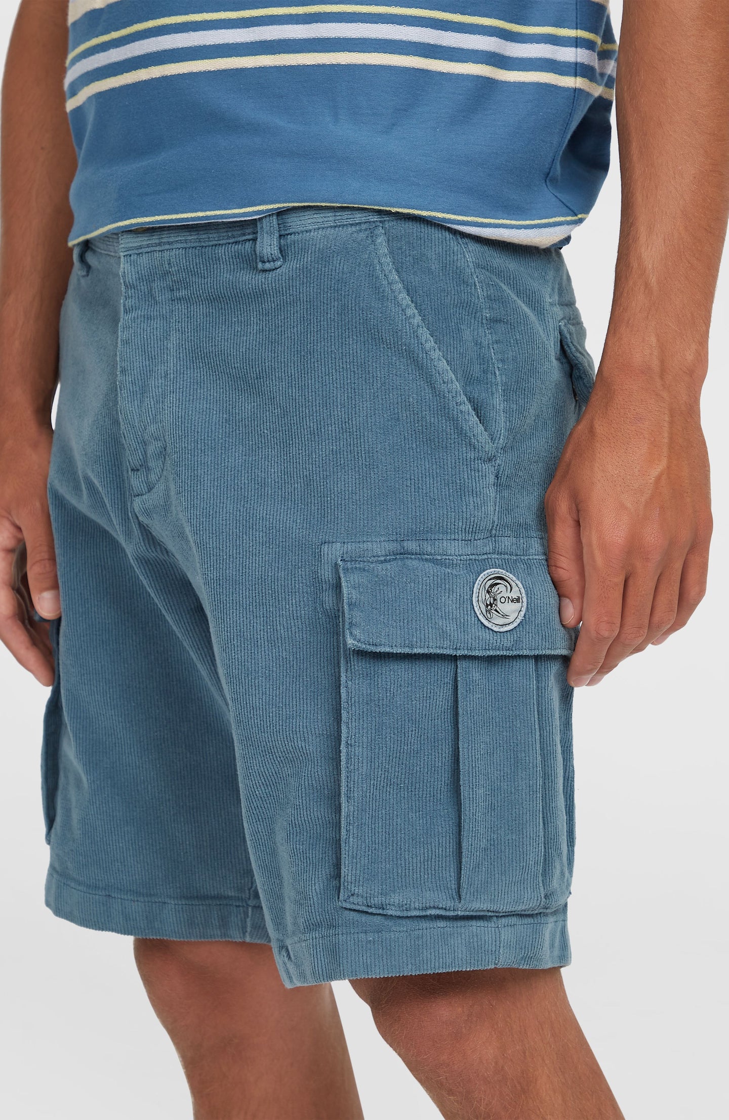O'Riginals Cord Cargo Shorts - Copen Blue