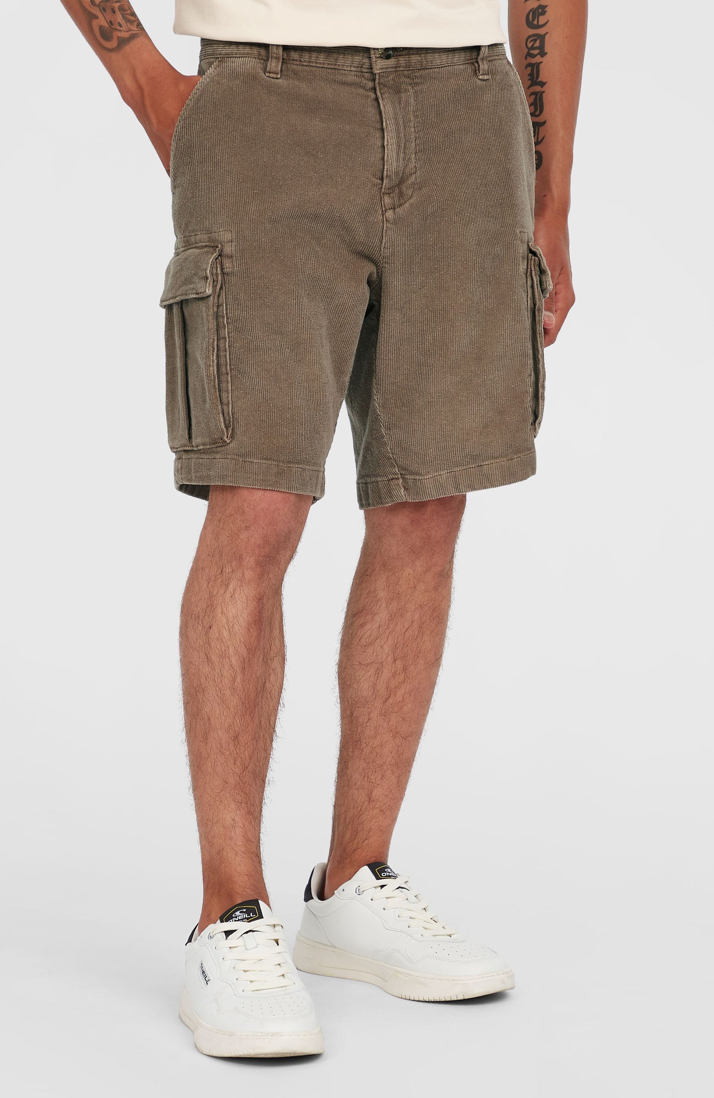 O'Riginals Cord Cargo Shorts - Pure Cashmere
