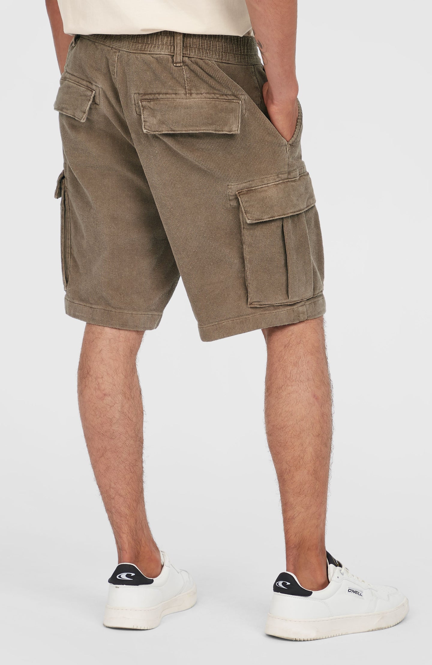 O'Riginals Cord Cargo Shorts - Pure Cashmere