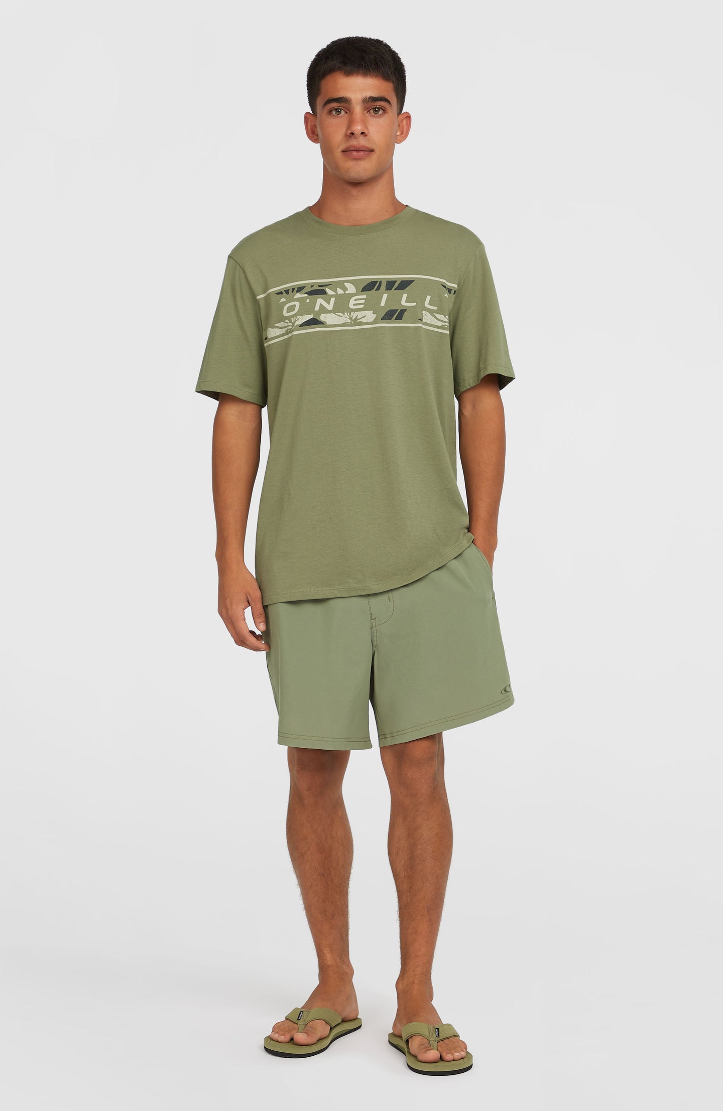 O'Neill Pocket Print 16" Swimshorts - Avery Fern