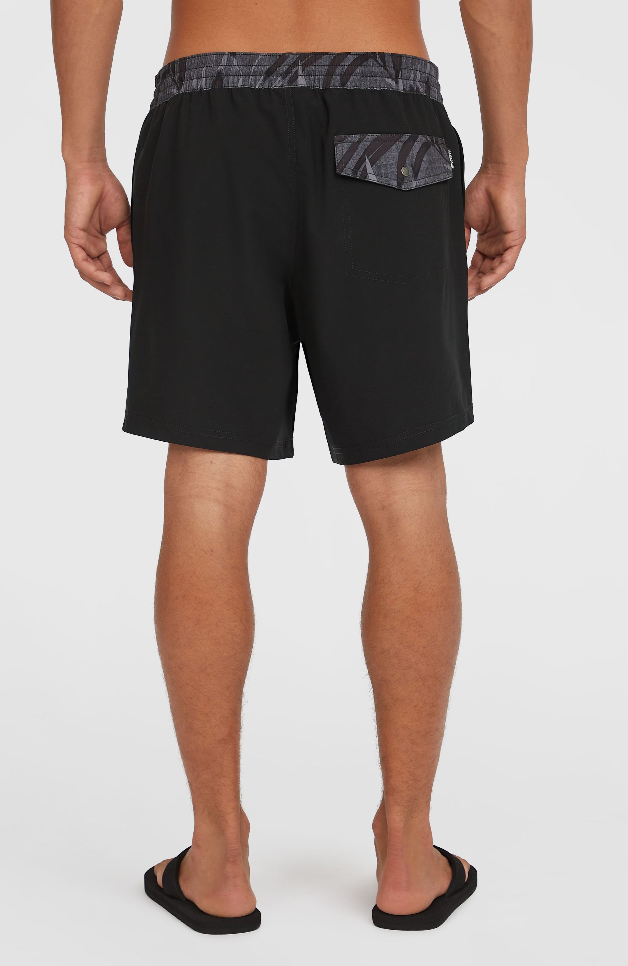 O'Neill Pocket Print 16" Swimshorts - Black Out