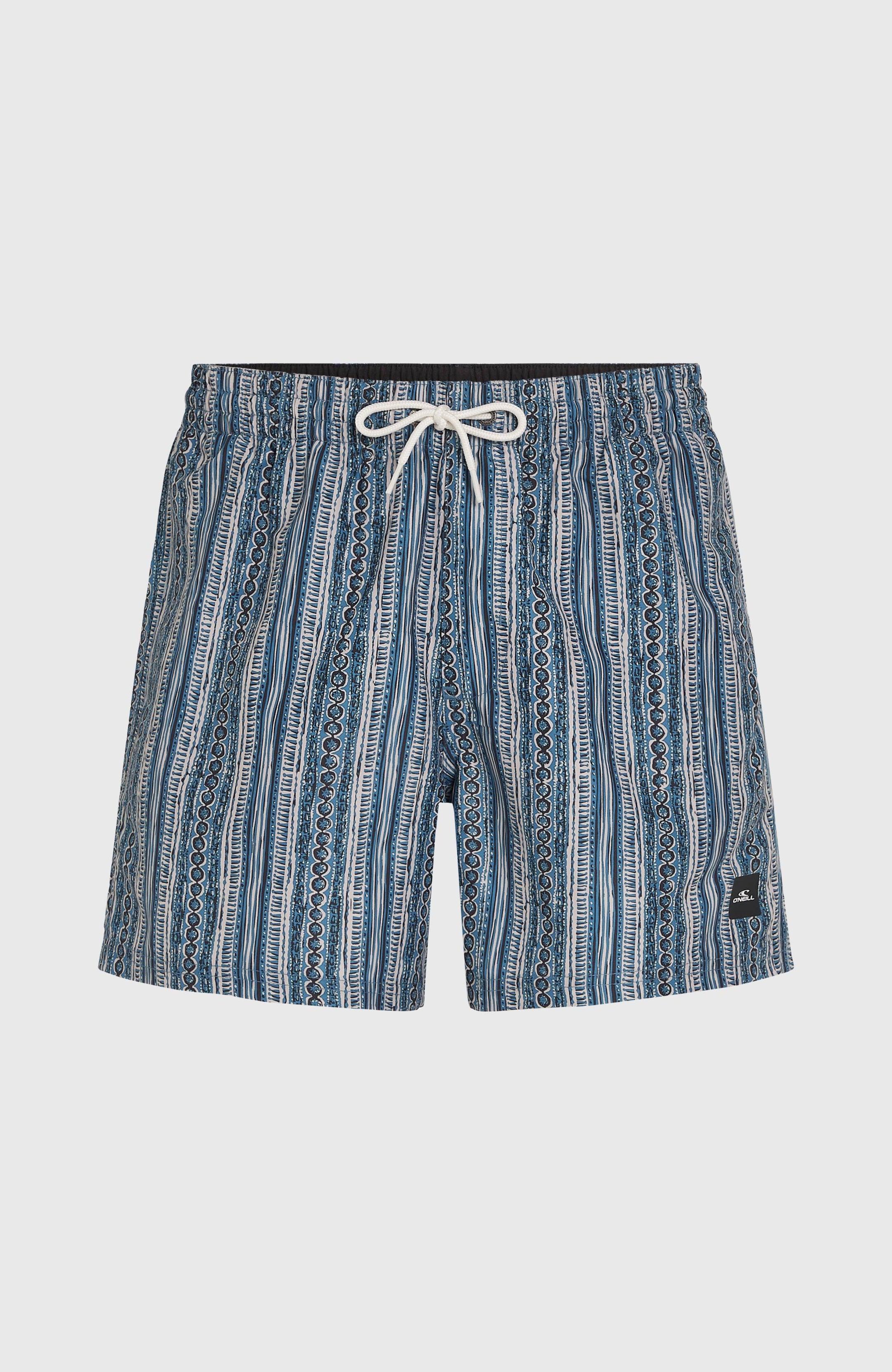 O'Neill Cali Print 15'' Swimshorts - Blue Pressed Lines