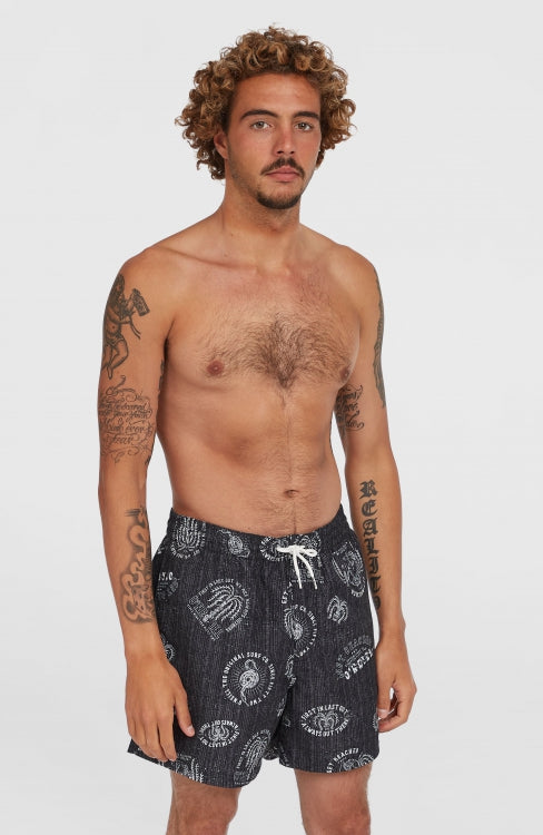 O'Neill Cali Print 15'' Swimshorts - Black Mystical