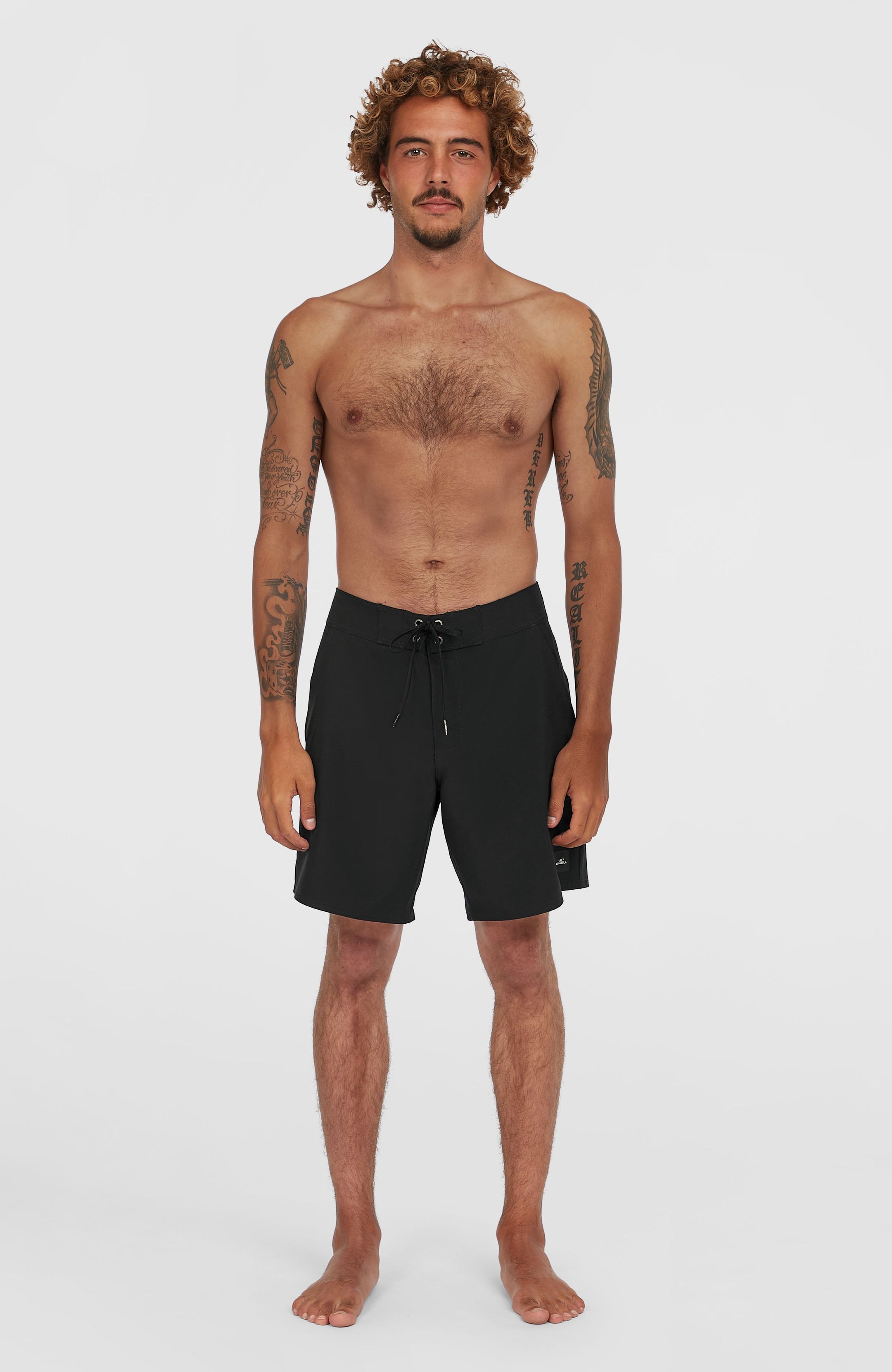 O'Neill Solid 17" Boardshorts - Black Out