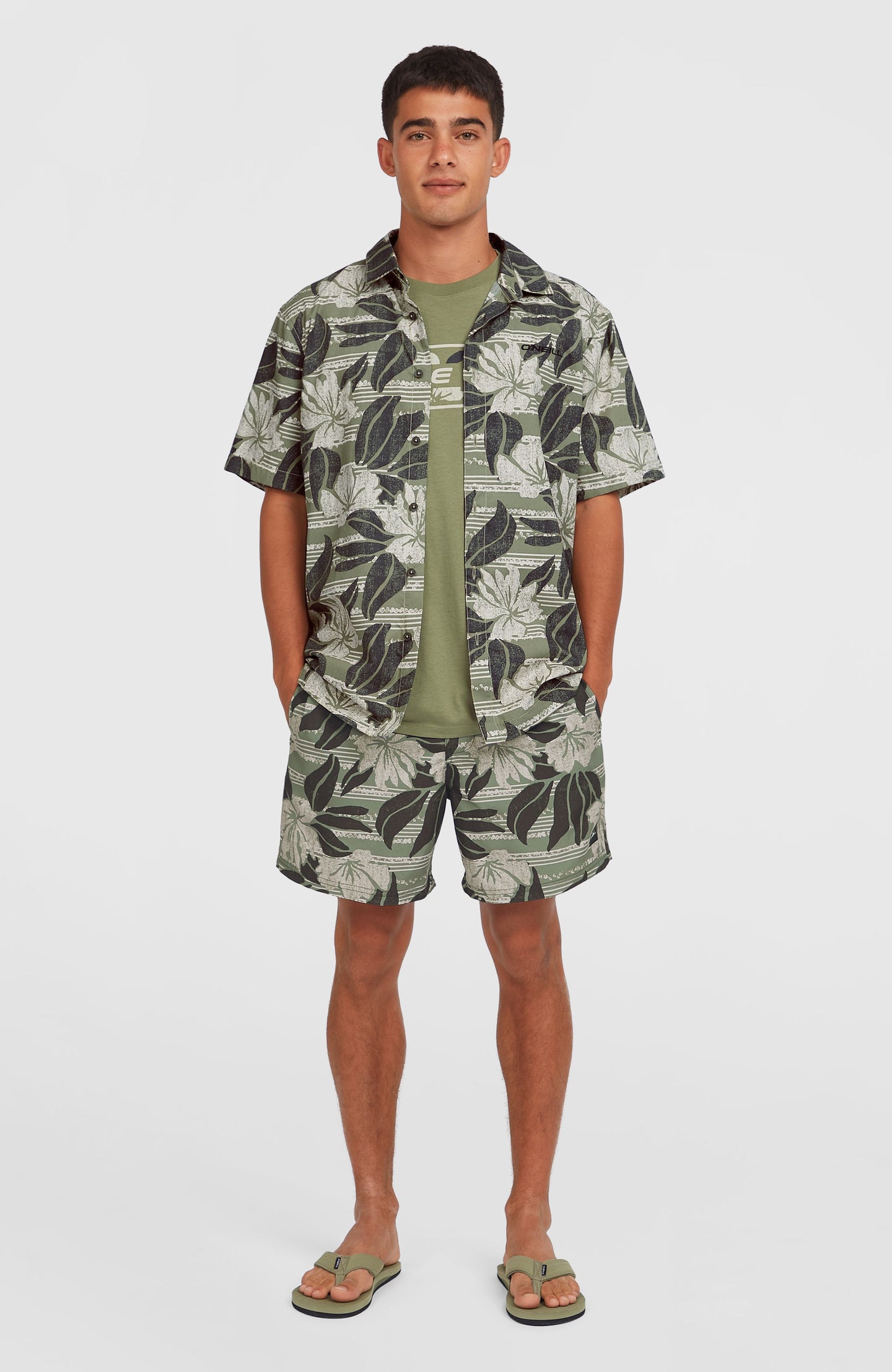 O'Neill Cali Floral 16'' Swimshorts - Green Dusty Flower