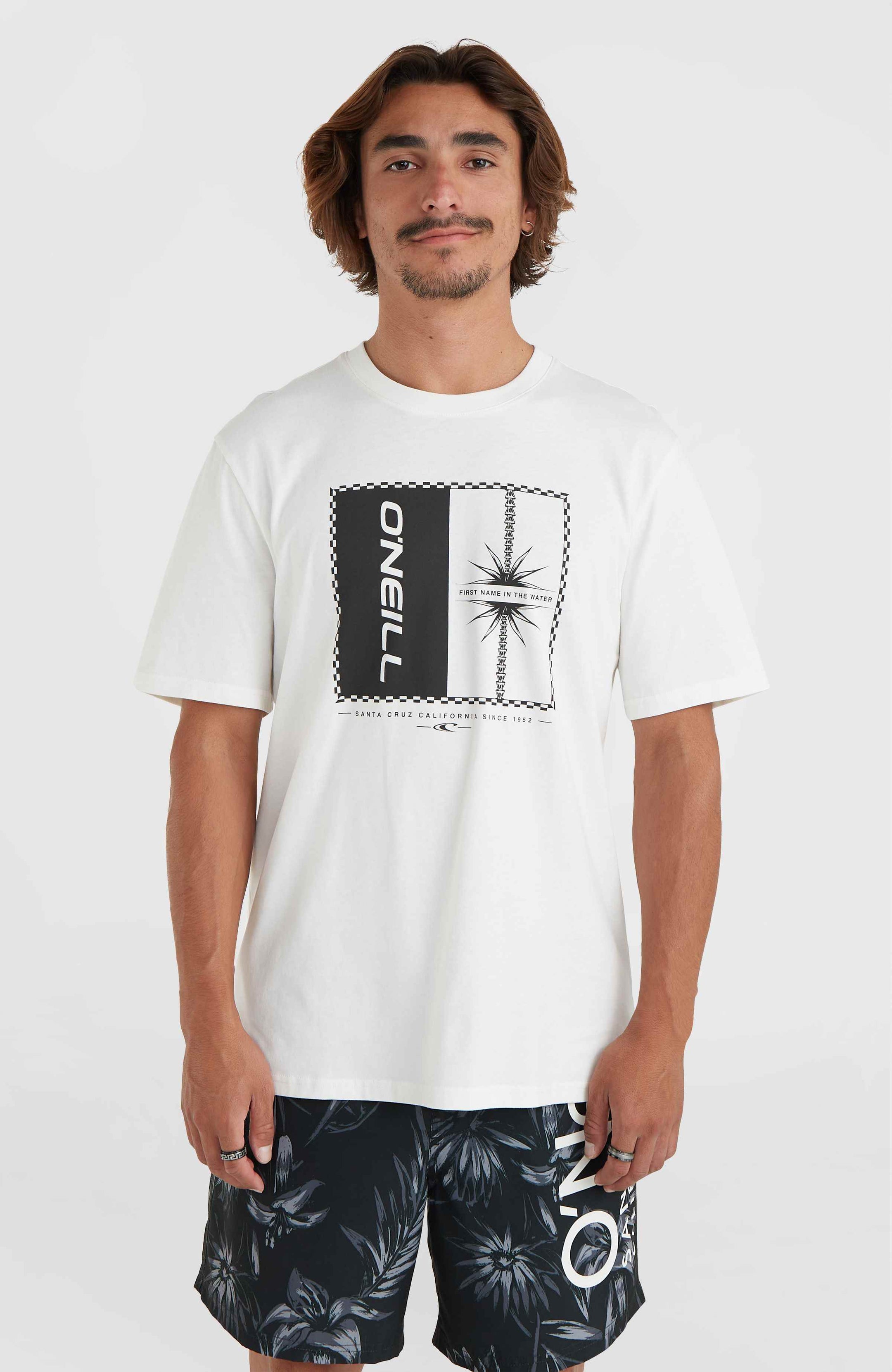 Mix & Match Palm T-Shirt - Snow White