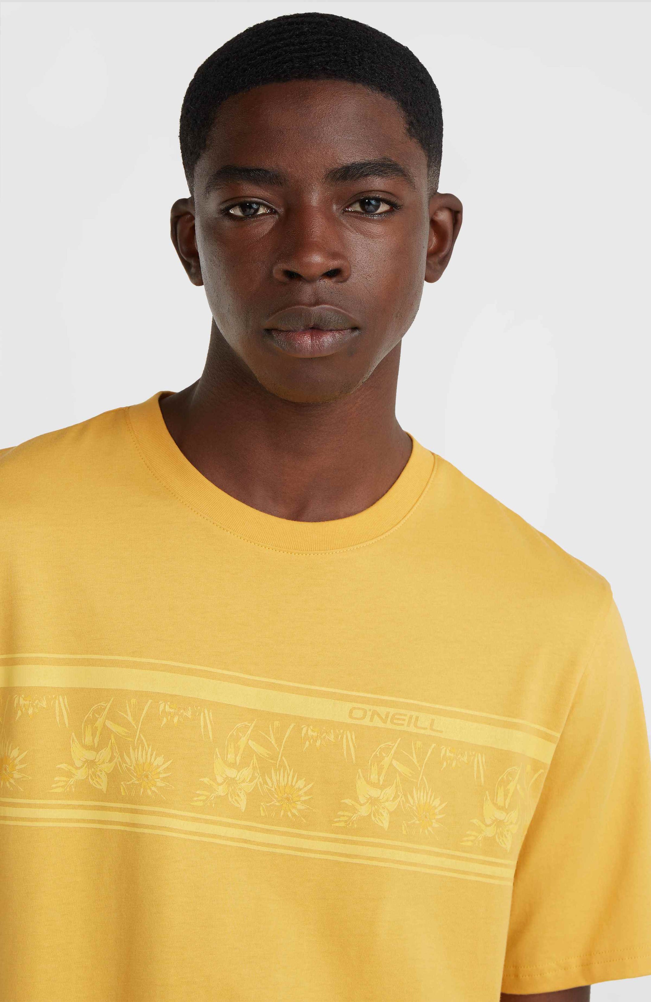 Mix & Match Floral Graphic T-Shirt - Golden Haze