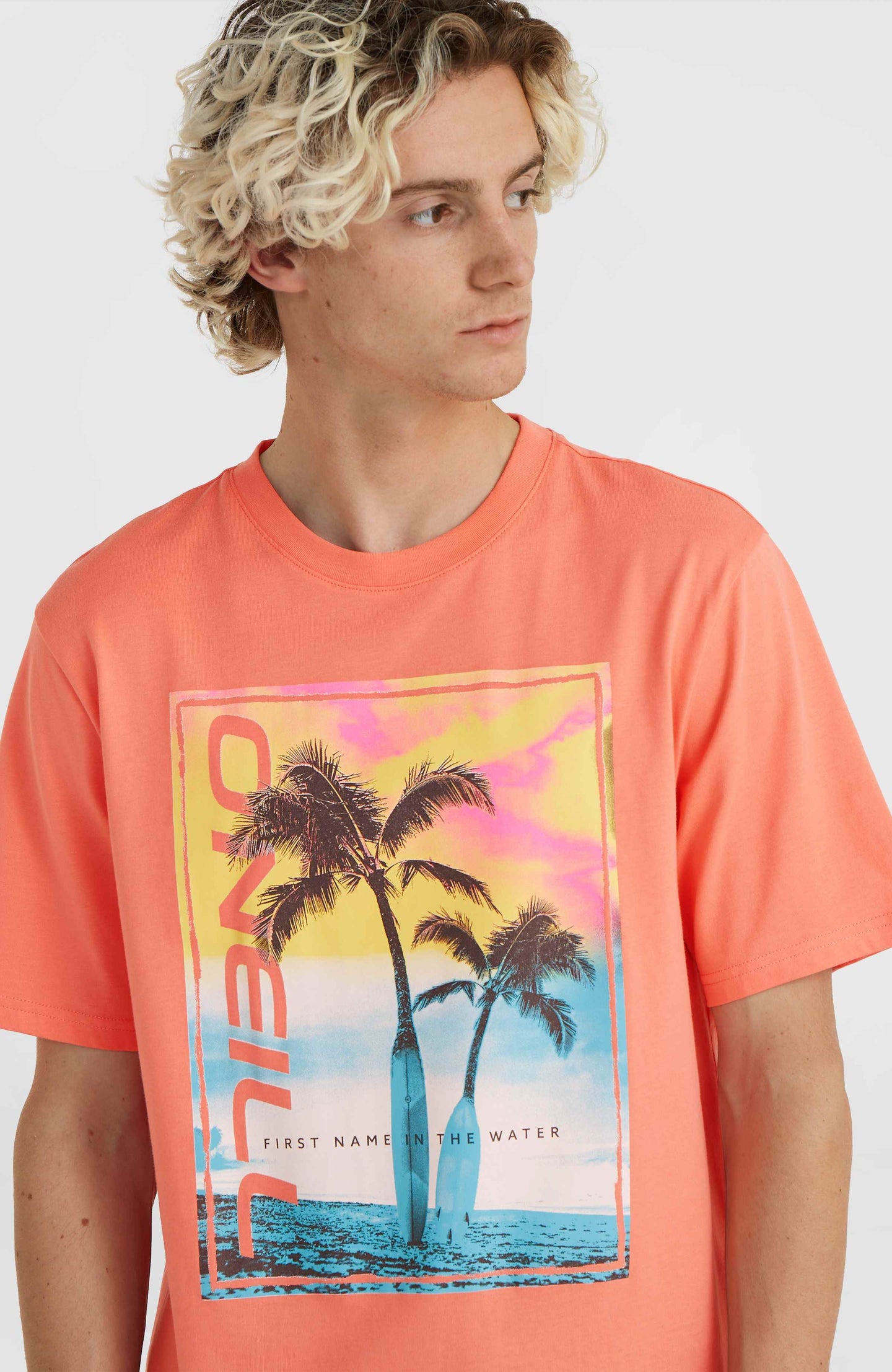 Jack O'Neill Neon T-Shirt - Living Coral