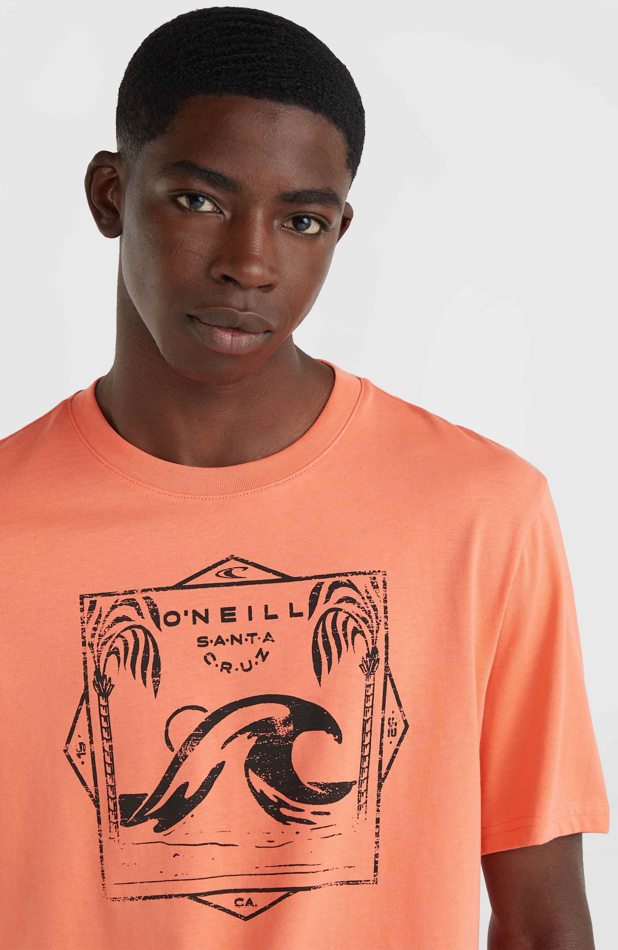 Mix & Match Wave T-Shirt - Living Coral