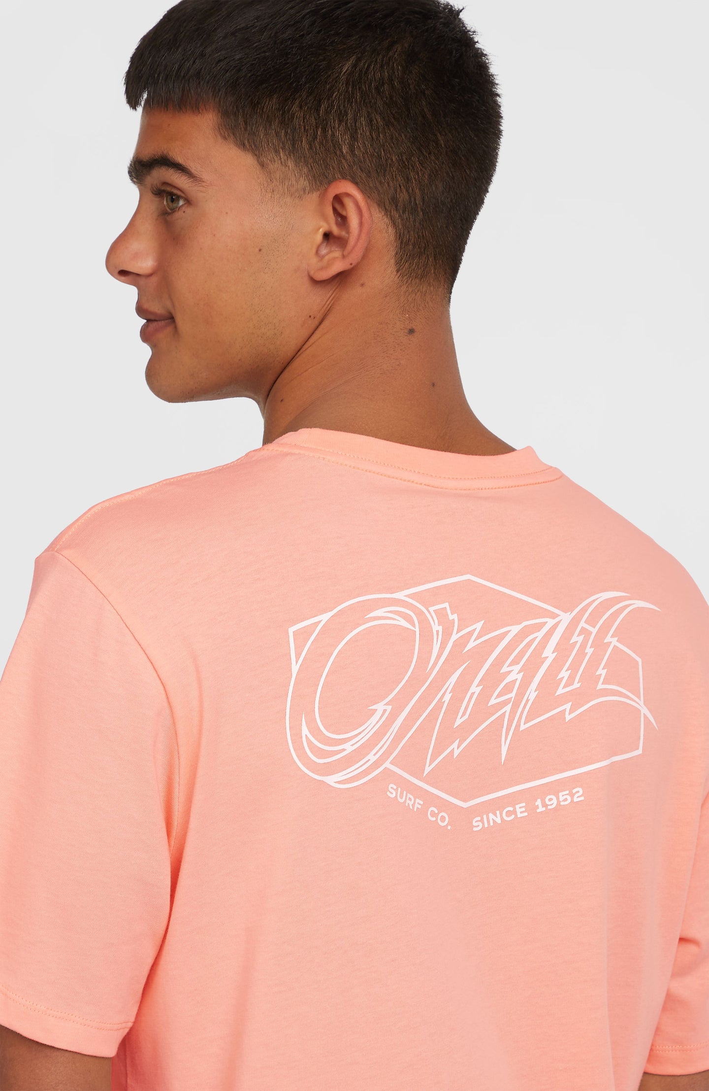 O'Neill Box Logo T-Shirt - Coral Pop